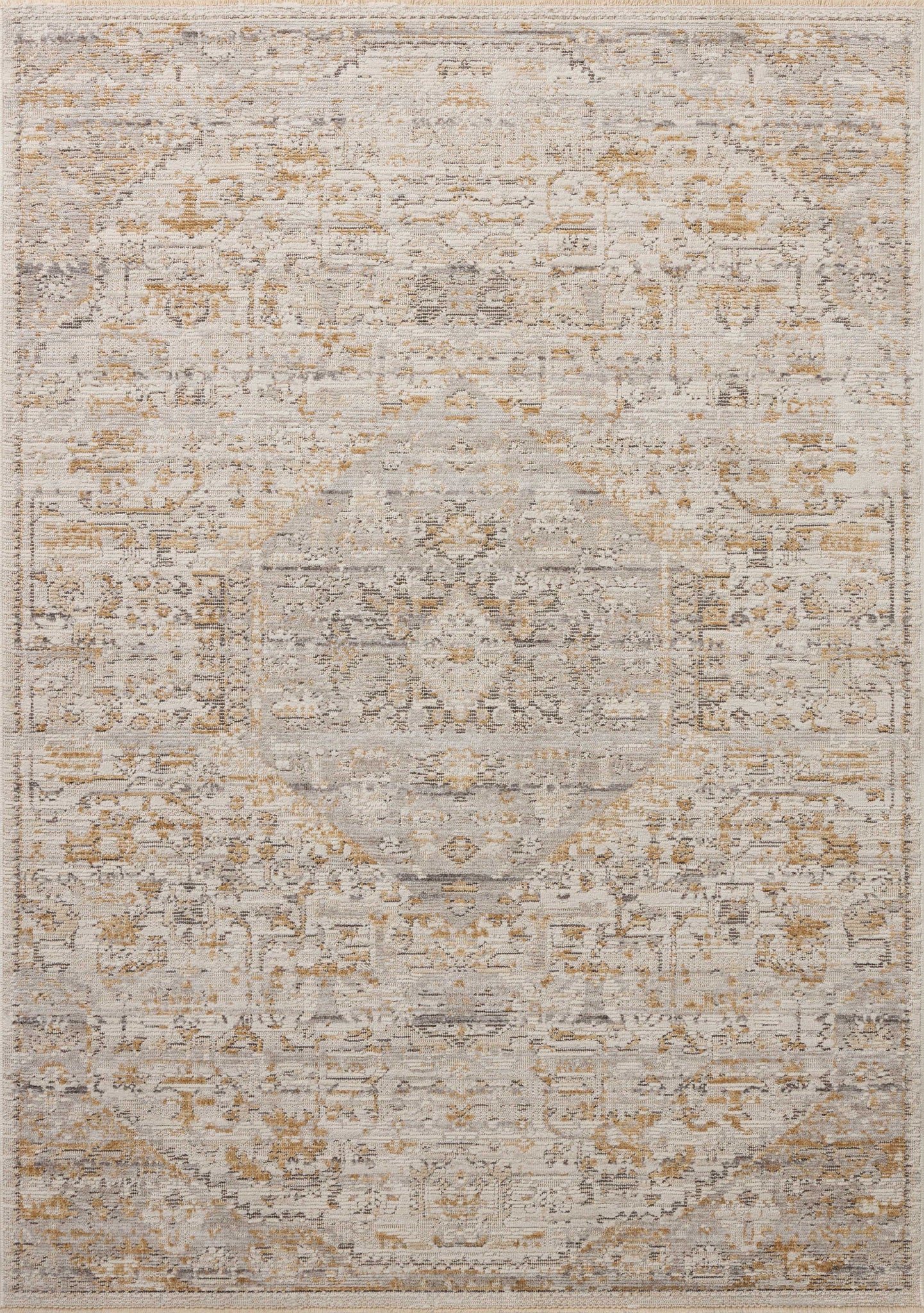 Milena Ivory / Ochre — a Loloi rug at Laurie Yapp Home.