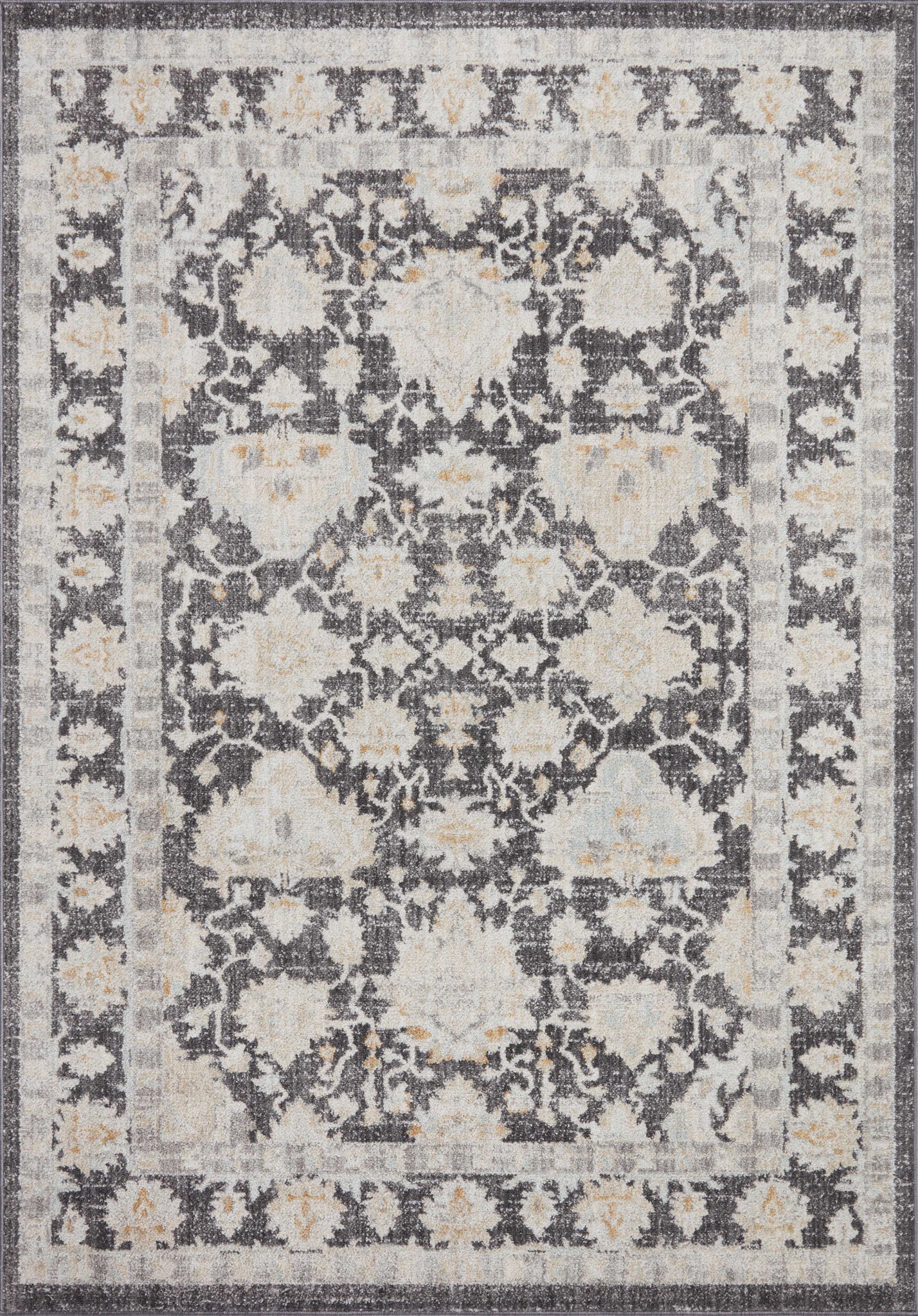 Monroe Charcoal / Natural — a Loloi rug at Laurie Yapp Home.