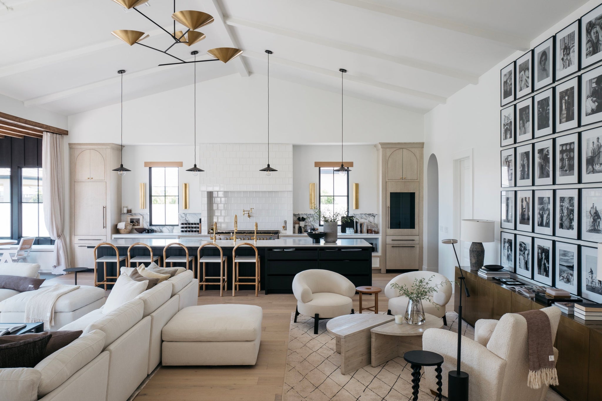 Artifact Table Lamp 17.25" styled in a curated console for warm, layered light at Laurie Yapp Home.
