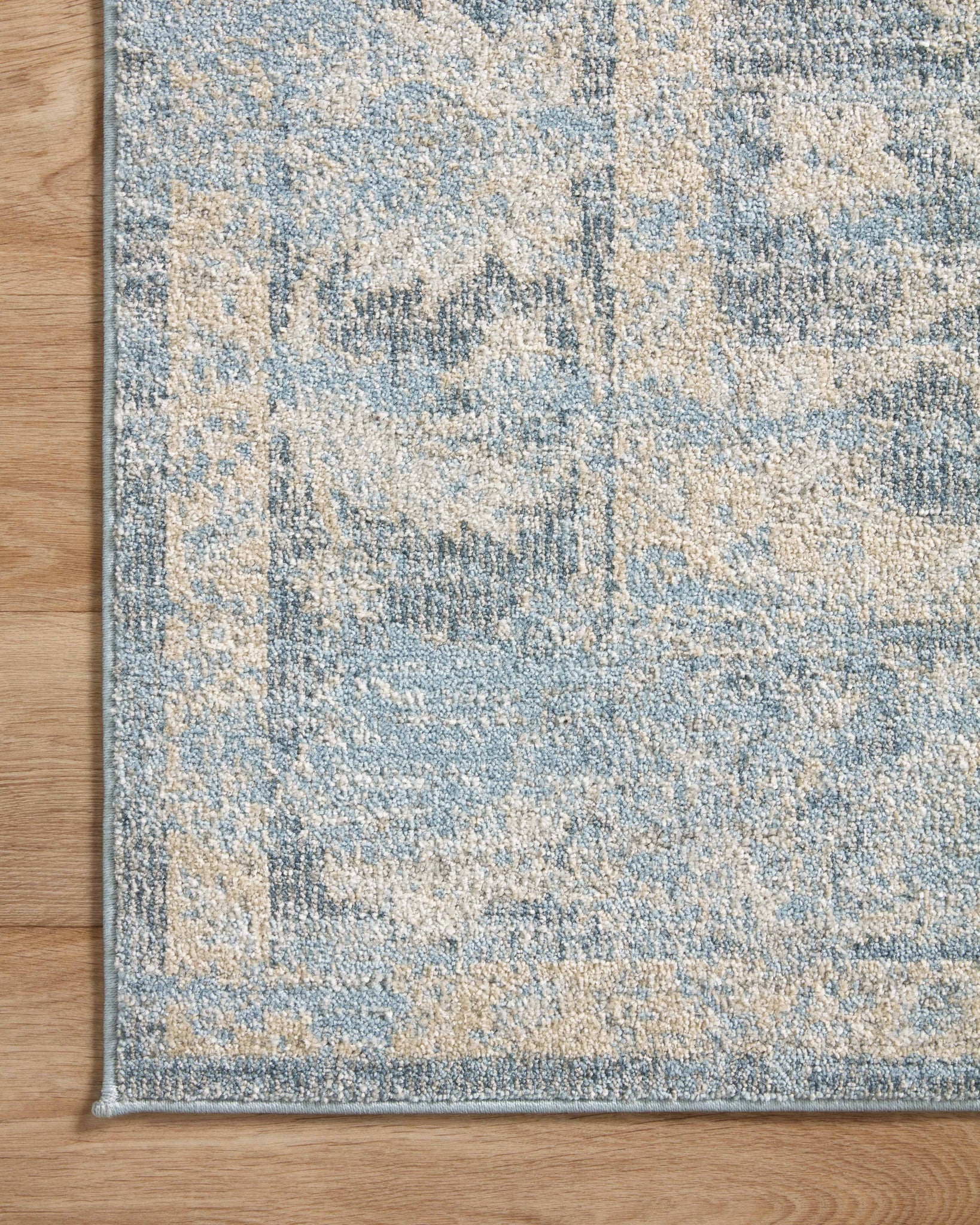 Odette Sky / Beige shown from a different angle to reveal its pattern.