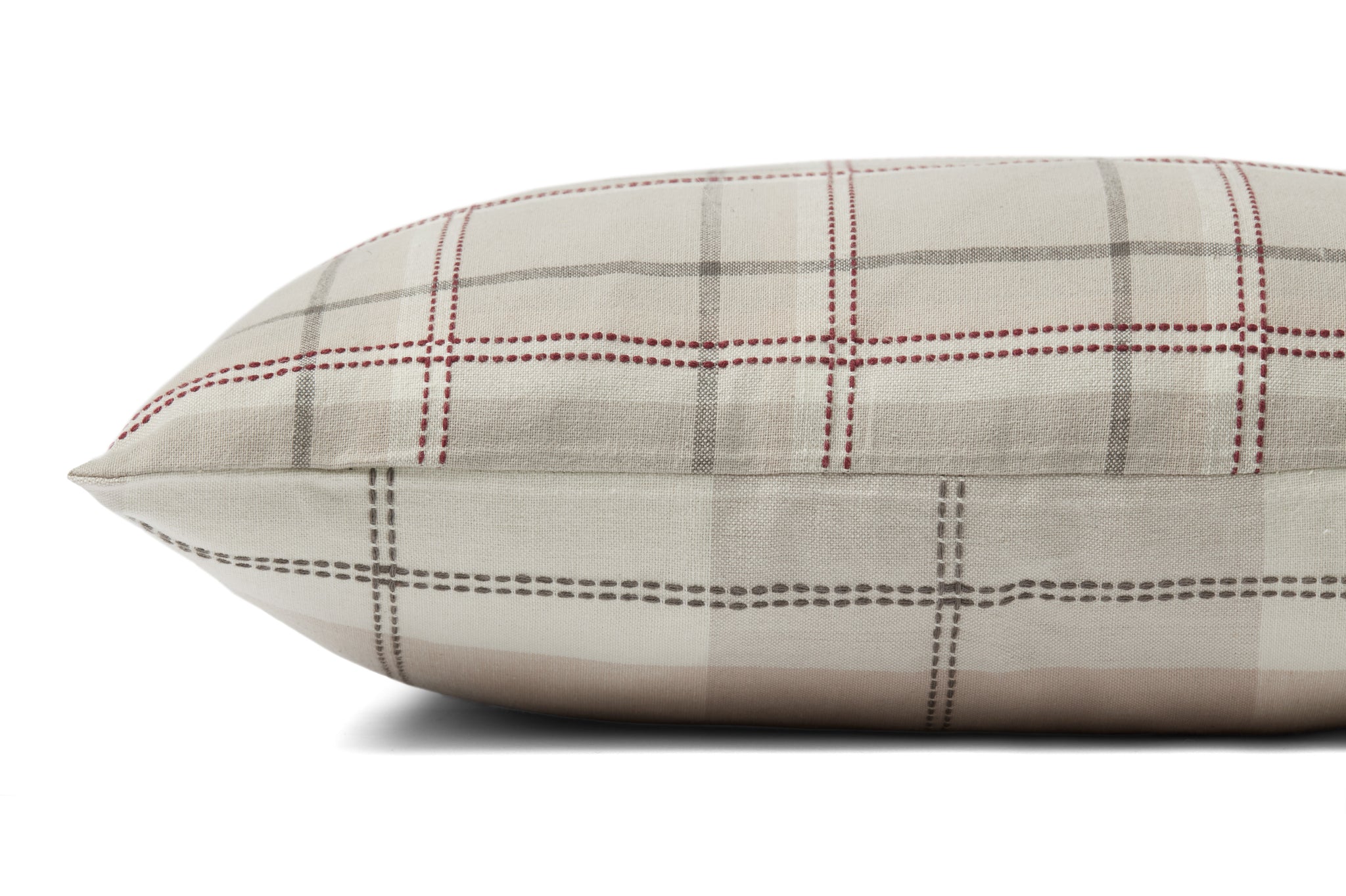 Teddy Beige / Multi Pillow shown from another angle.