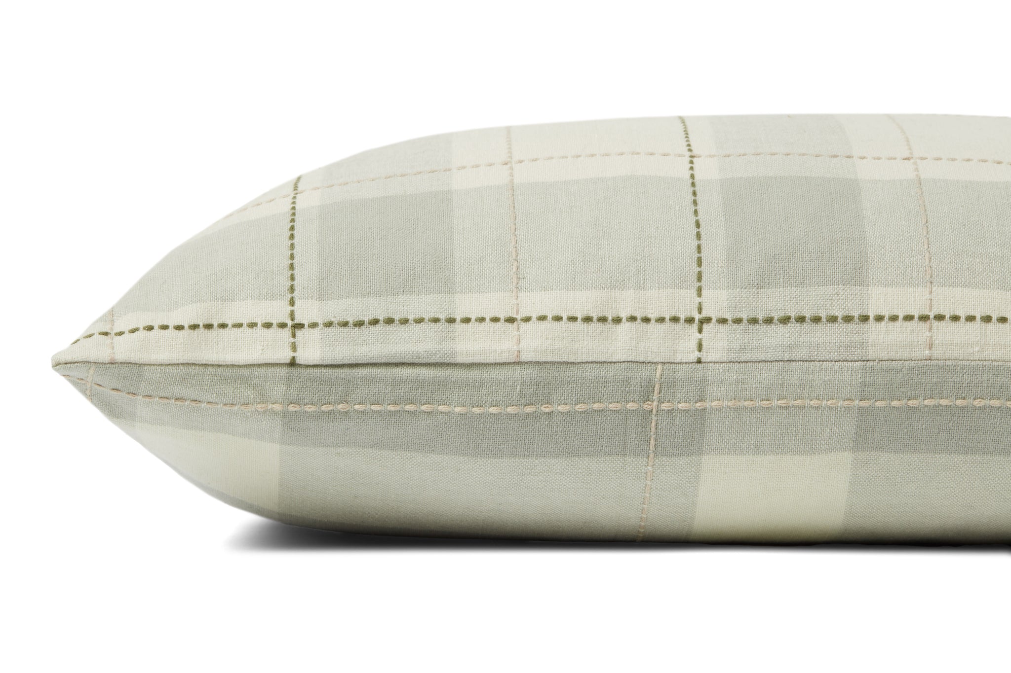 Linus Sage / Multi Pillow shown from another angle.