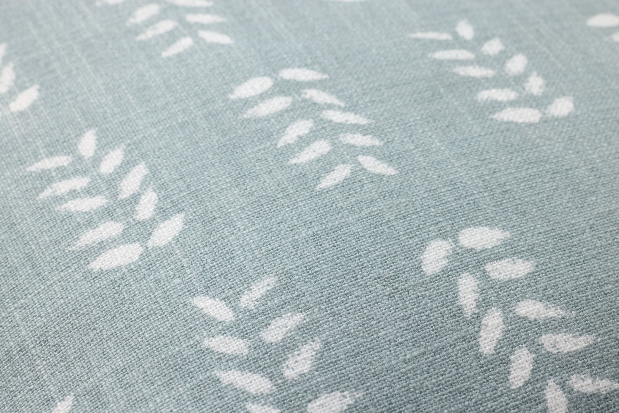 Tully Light Blue Pillow shown from another angle.