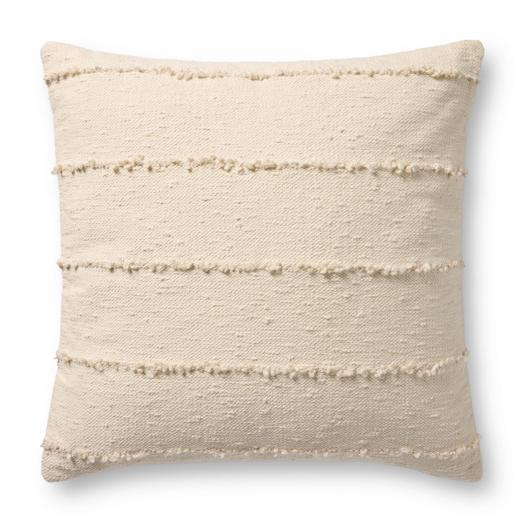 Ivory Pillow (Pattern 4) — a Loloi pillow at Laurie Yapp Home.