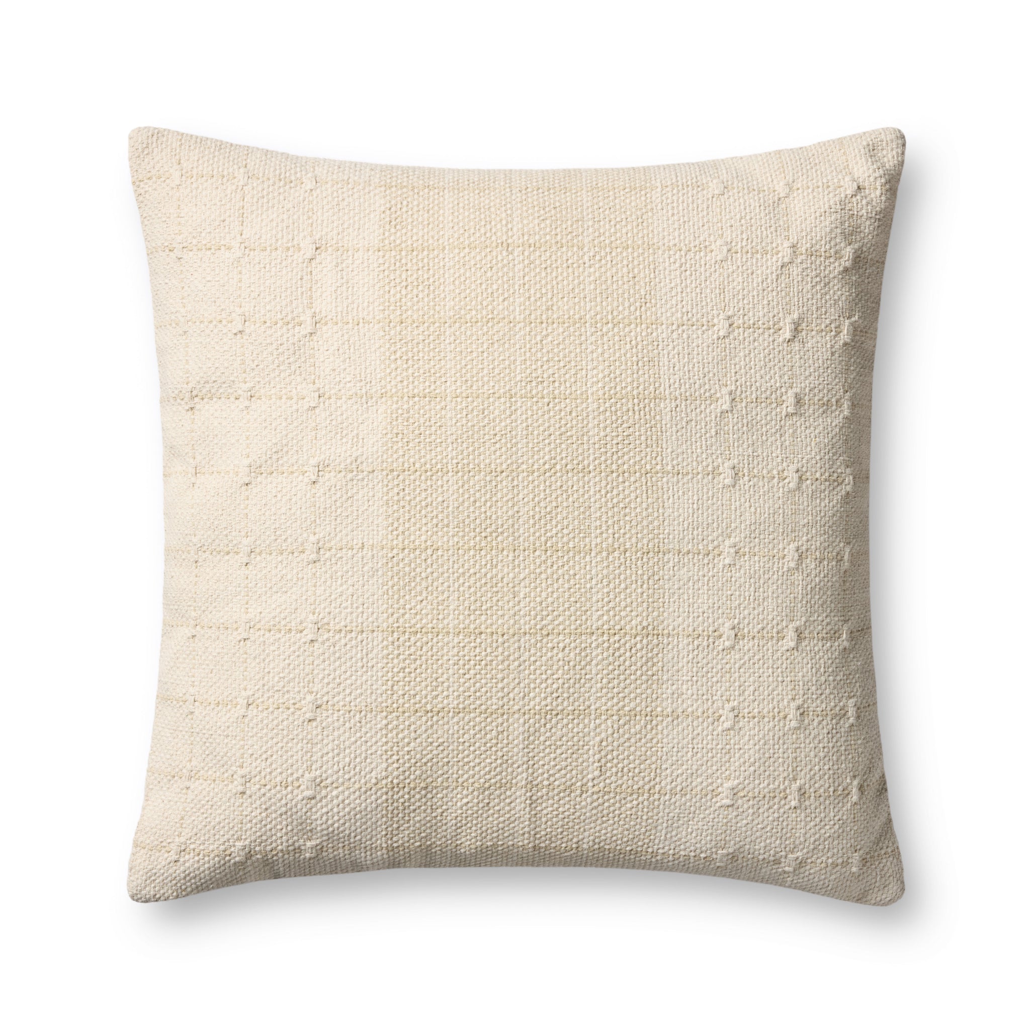 Beige / Natural Pillow — a Loloi pillow at Laurie Yapp Home.