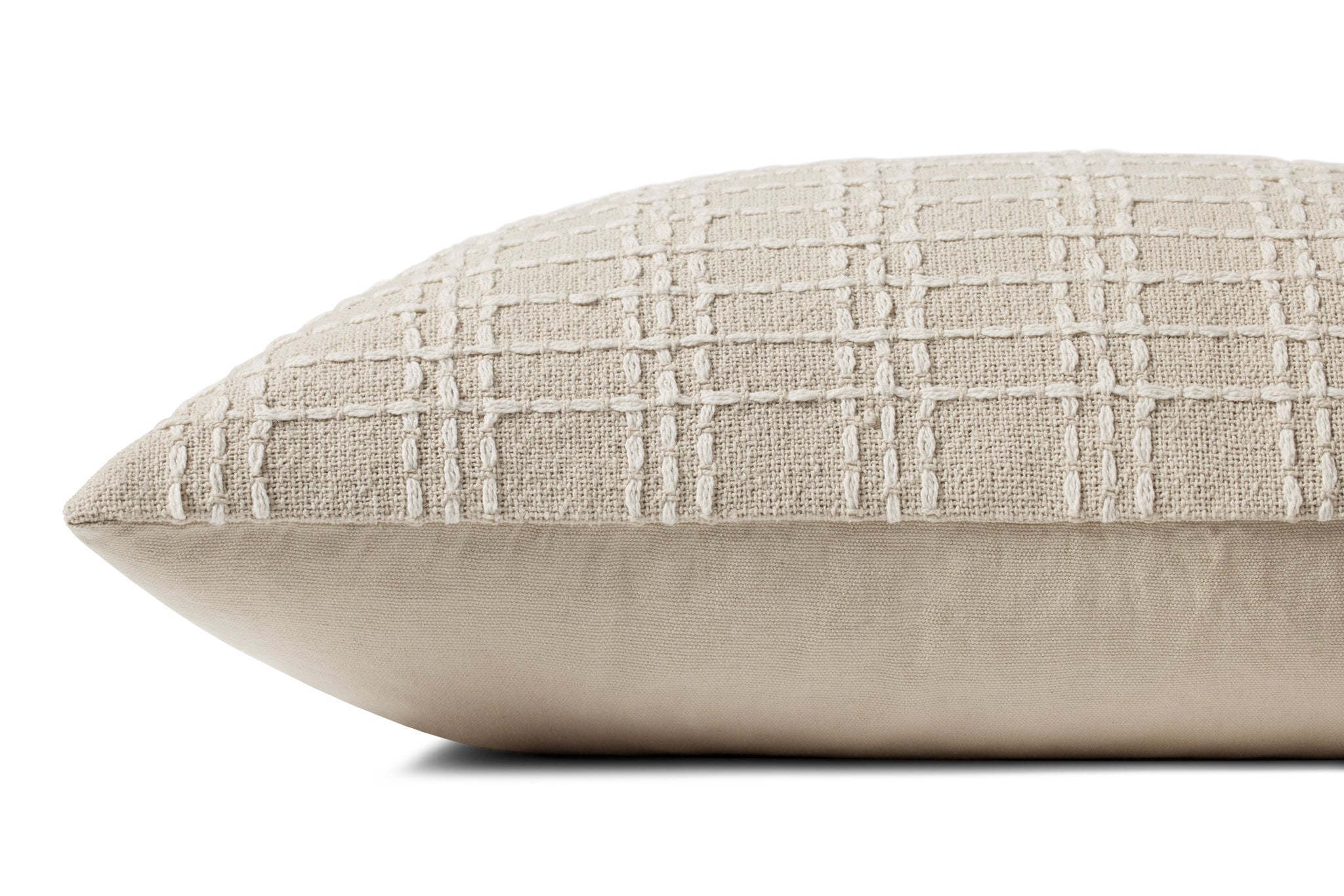 Beige / Ivory Pillow shown from another angle.