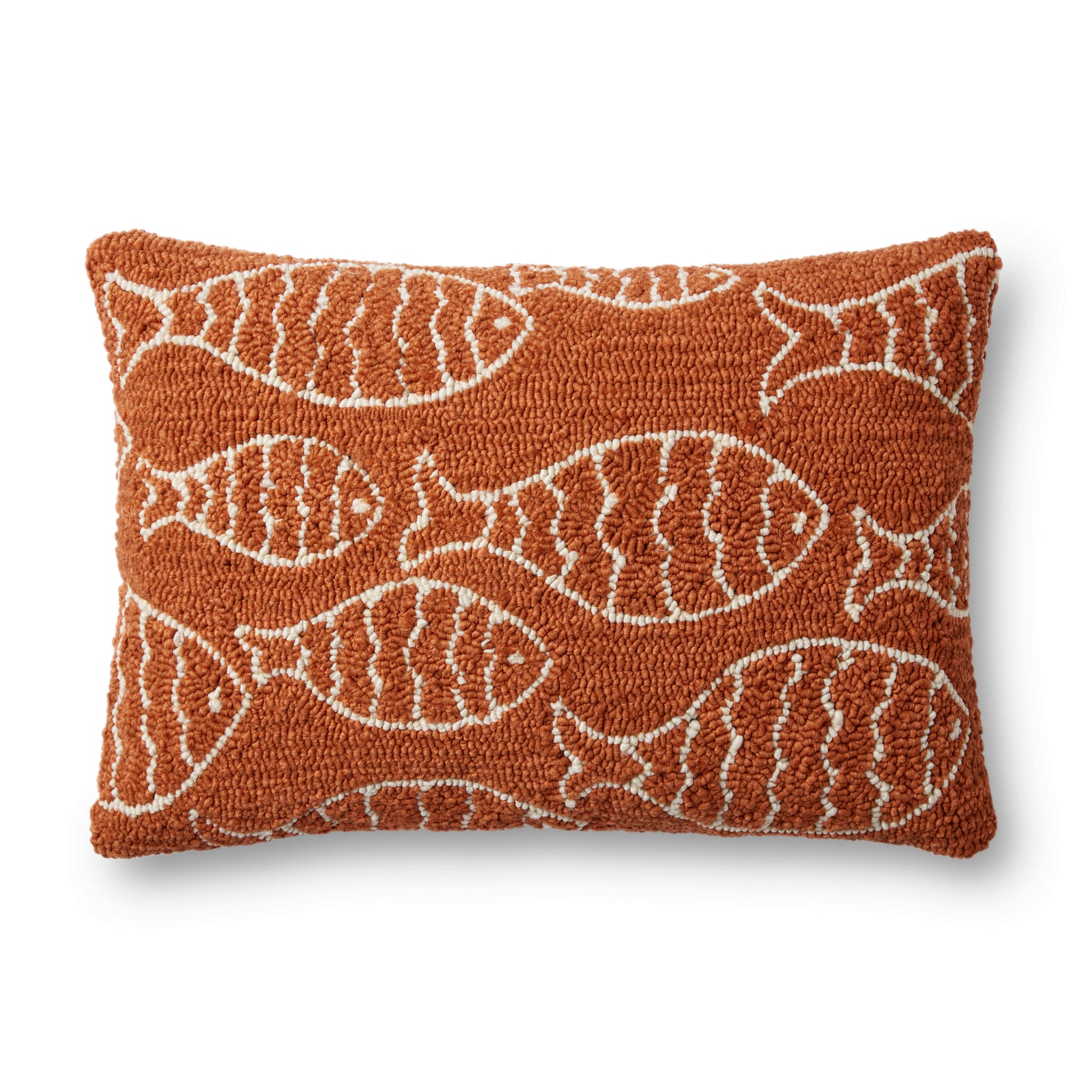 Orange Pillow (Pattern 2) — a Loloi pillow at Laurie Yapp Home.