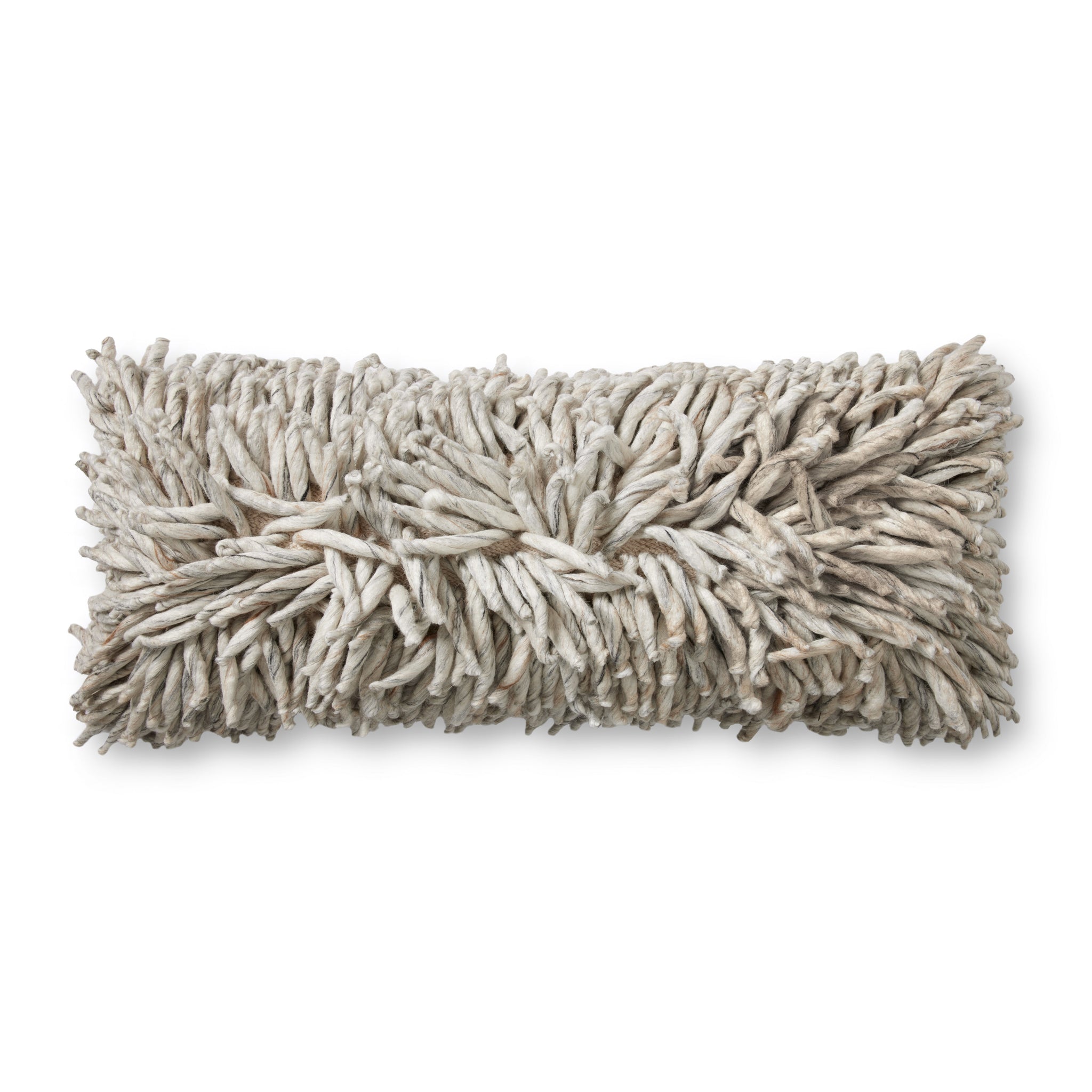 Silver Pillow (Pattern 1) — a Loloi pillow at Laurie Yapp Home.