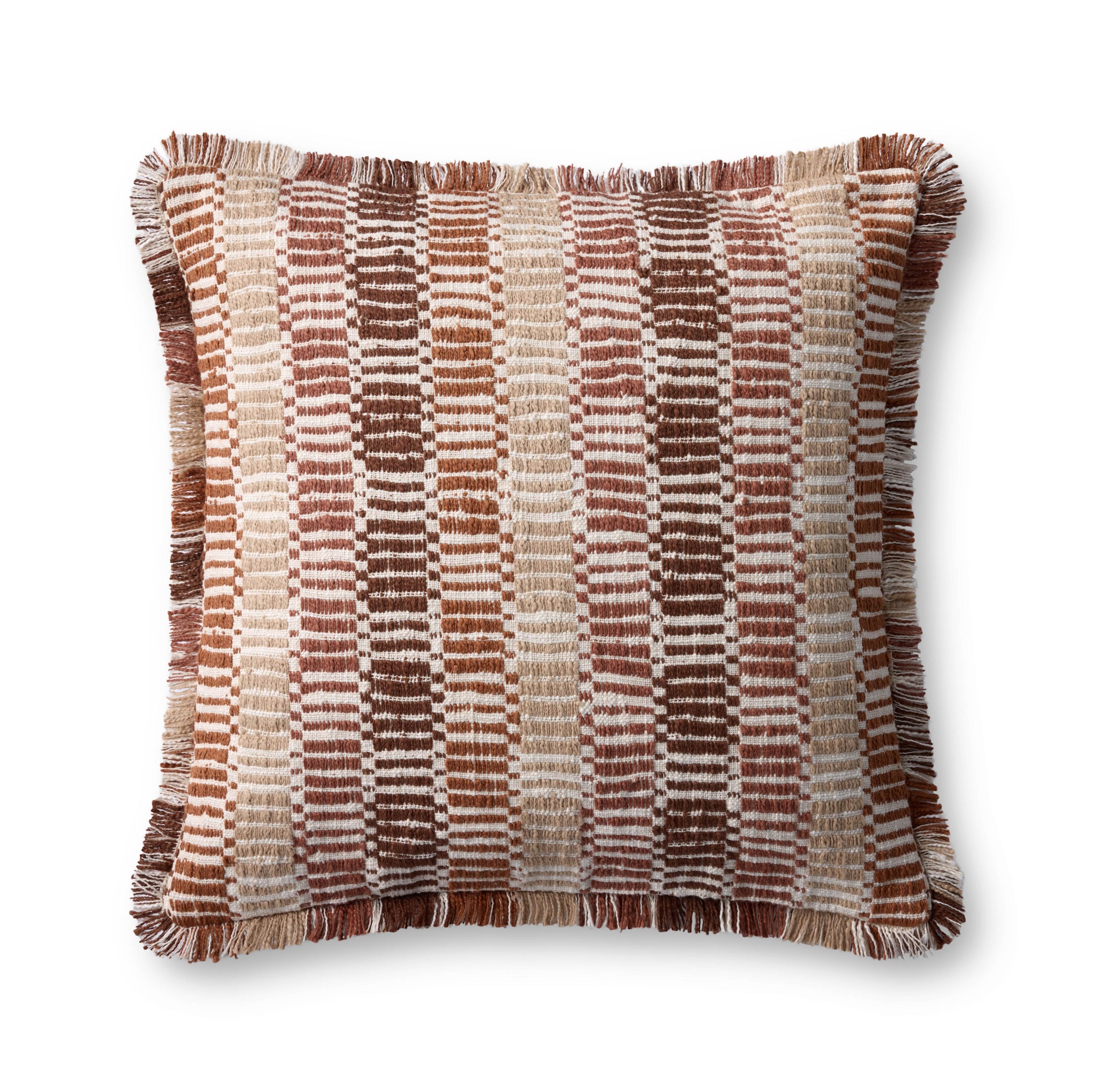 Orange / Multi Pillow — a Loloi pillow at Laurie Yapp Home.