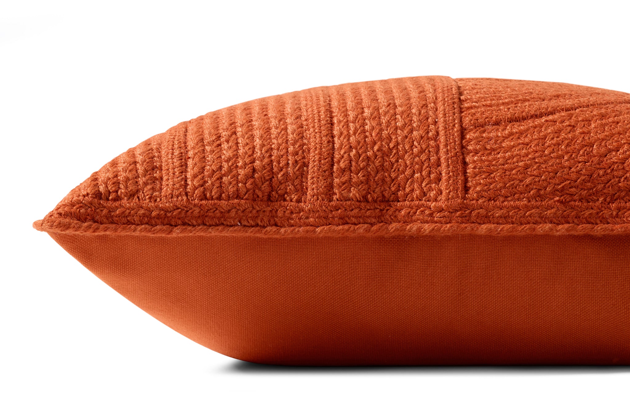 Orange Pillow (Pattern 3) shown from another angle.