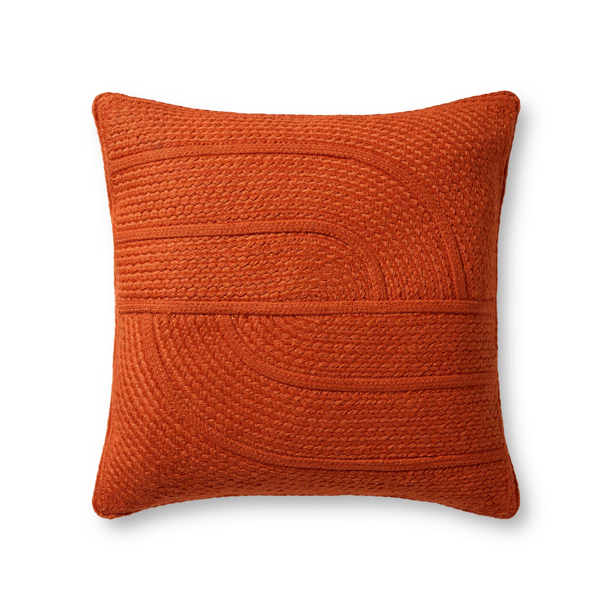 Orange Pillow (Pattern 3) — a Loloi pillow at Laurie Yapp Home.