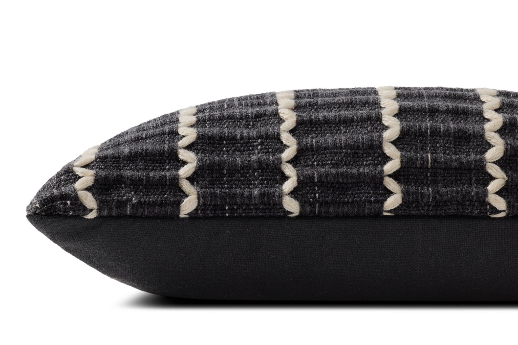 Black Pillow (Pattern 5) shown from another angle.