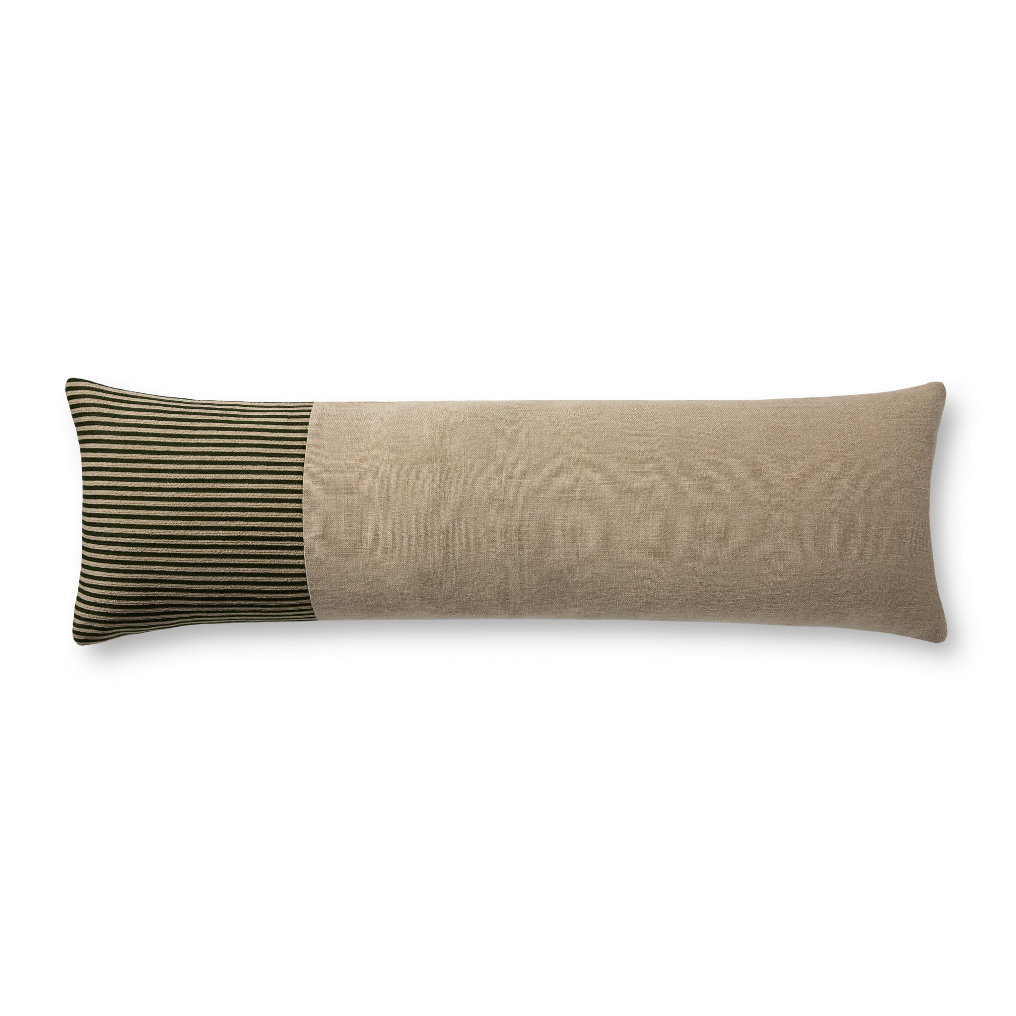 Green Pillow (Pattern 11) — a Loloi pillow at Laurie Yapp Home.