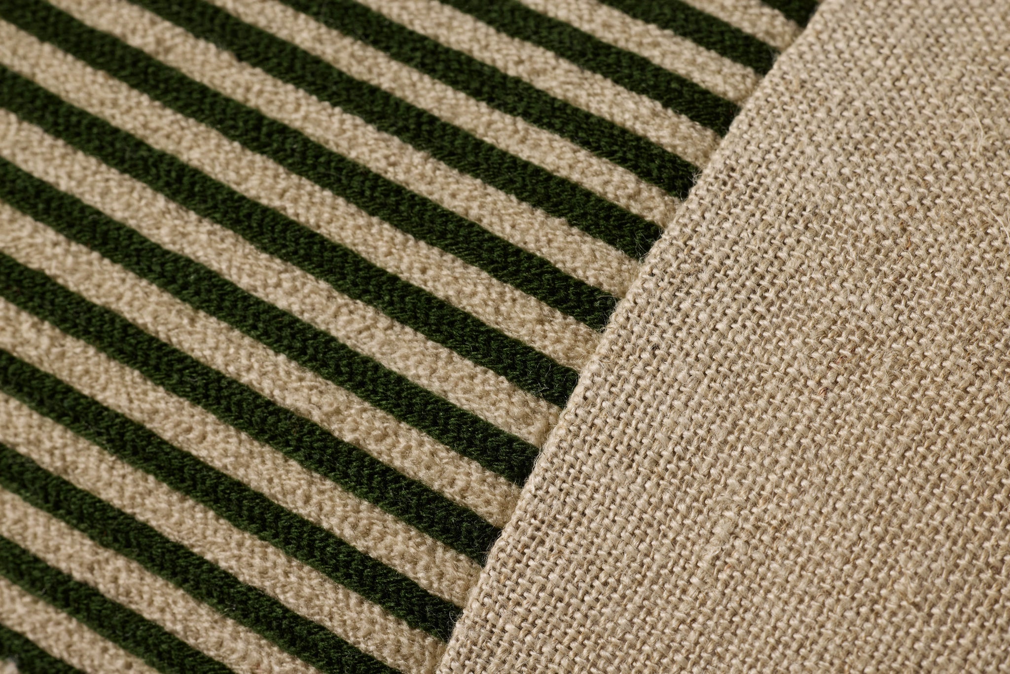 Green Pillow (Pattern 11) shown from a different angle to reveal its pattern.