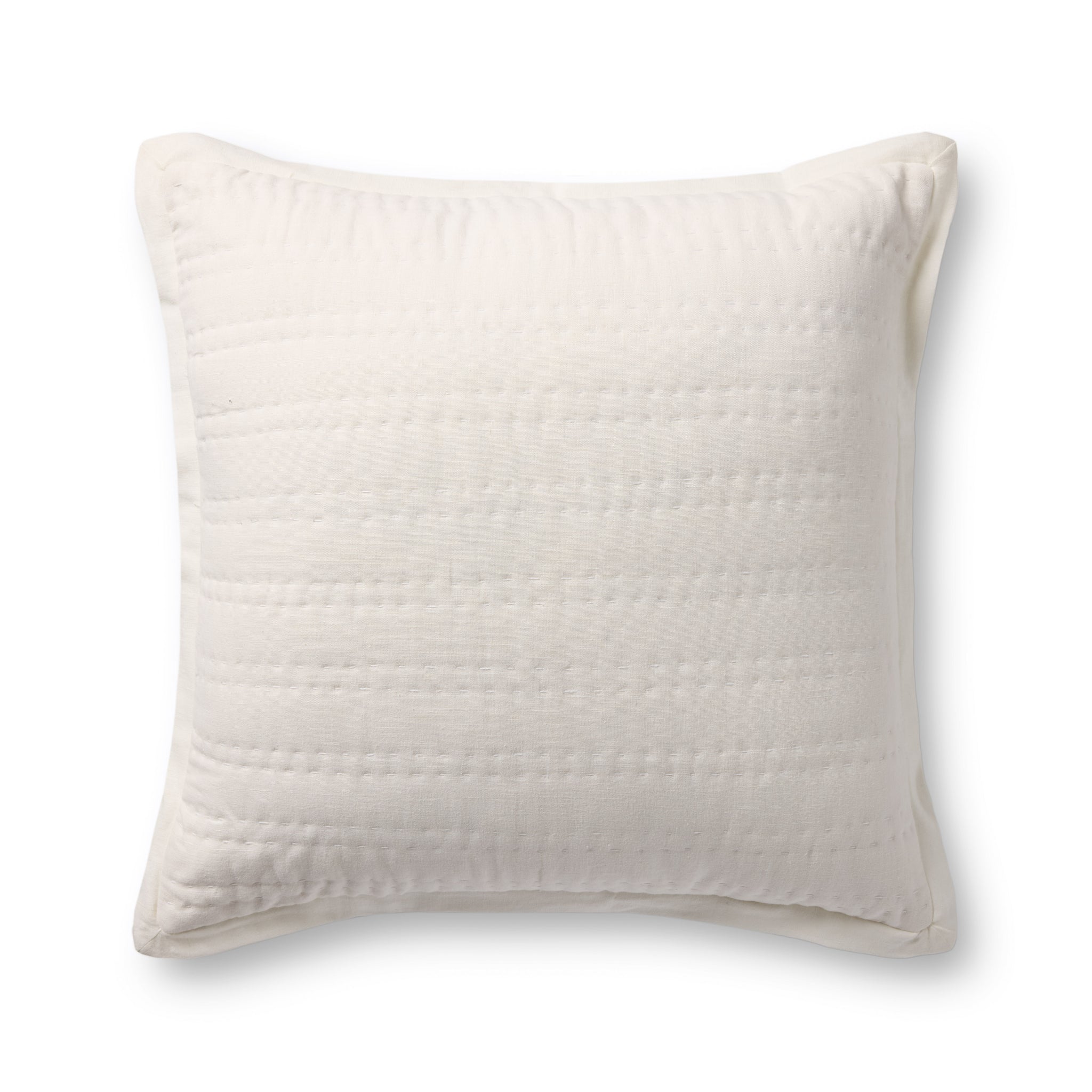 White Pillow (Pattern 2) — a Loloi pillow at Laurie Yapp Home.