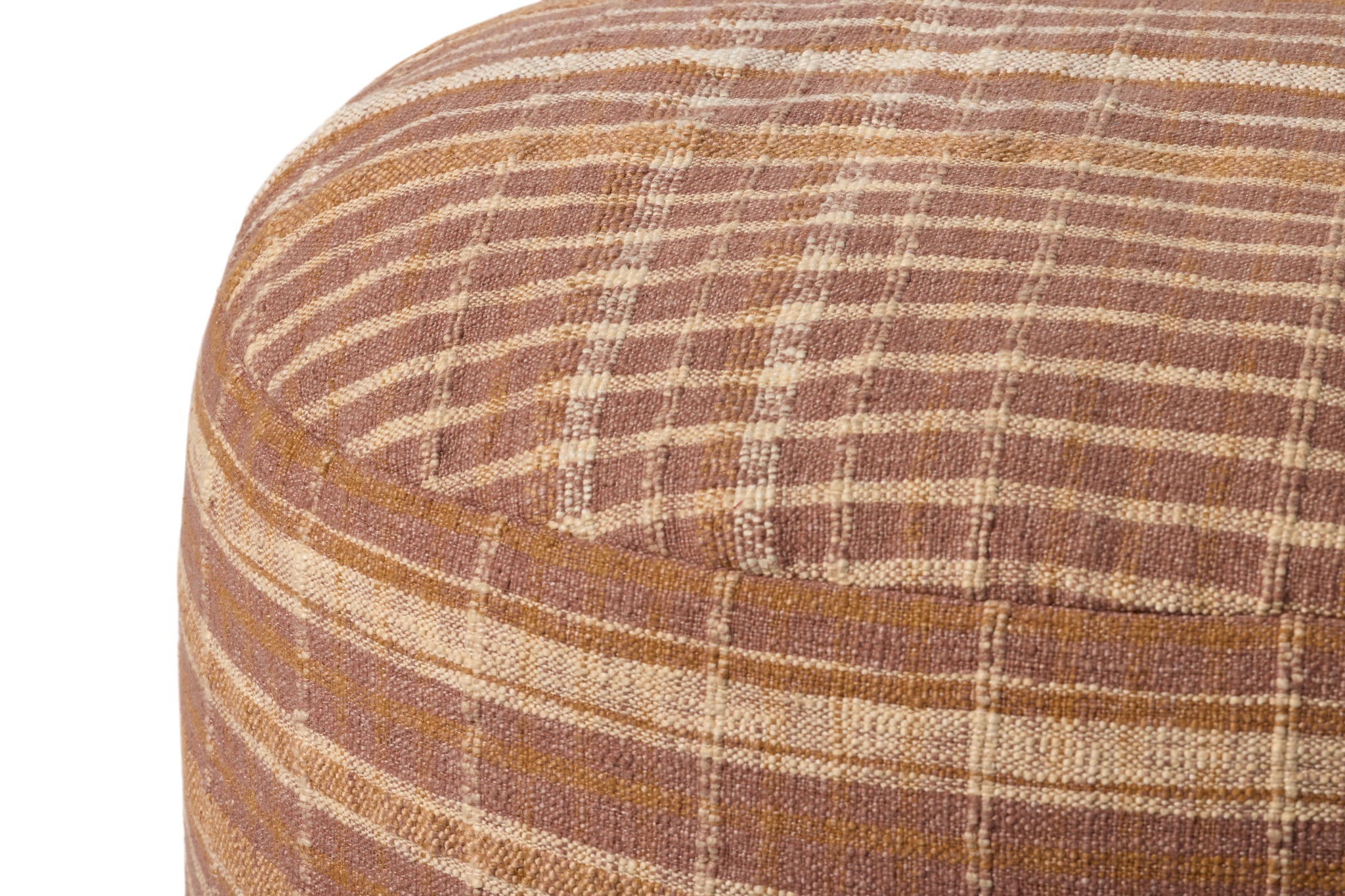 Wallace Clay Clay Pouf shown from another angle.
