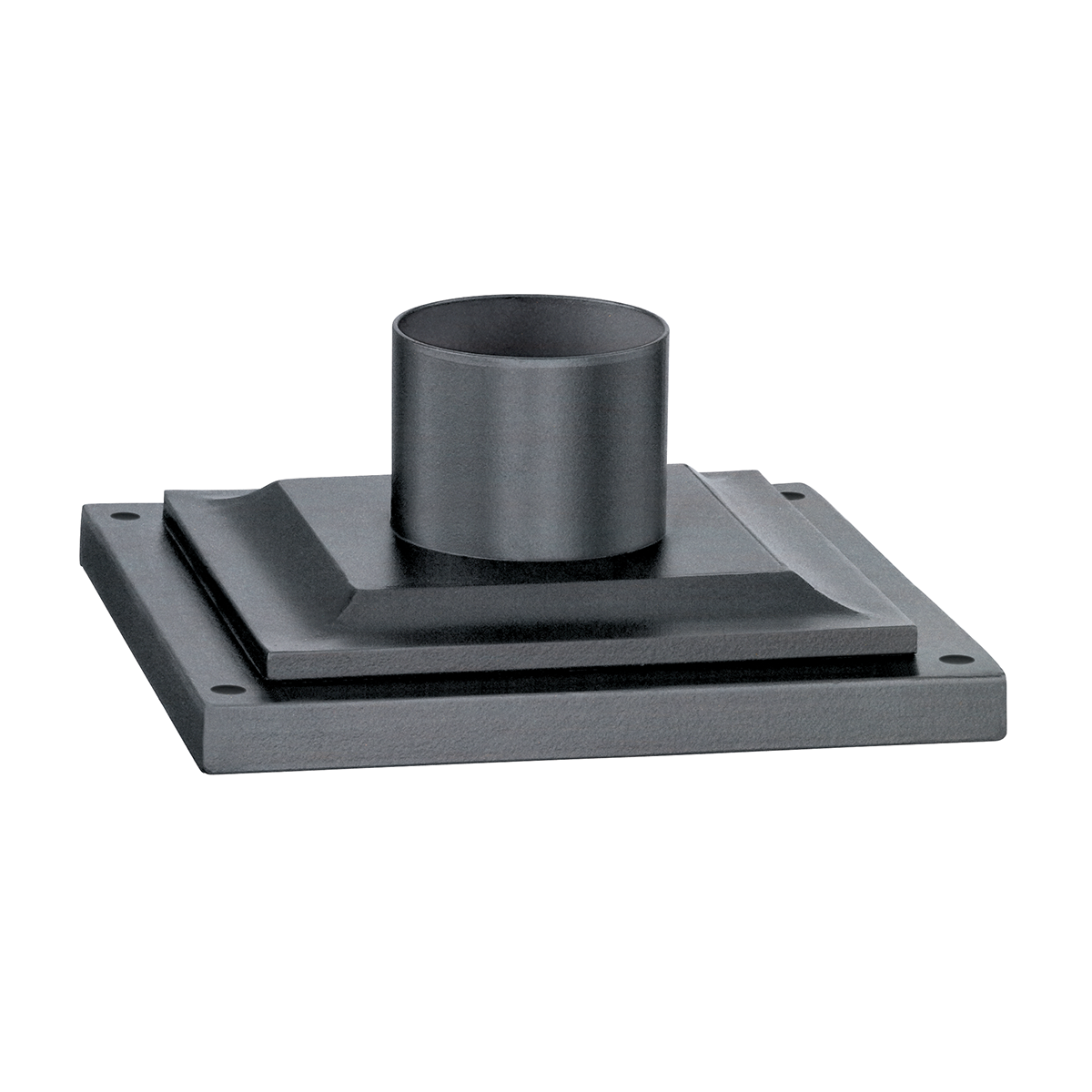 Exterior Accessory Exterior Post 8.5" x 4" shown from the front to reveal the lantern frame and glass panel detail.