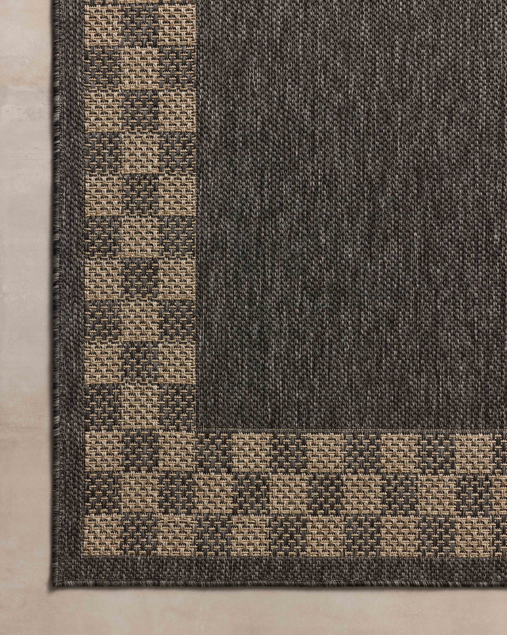 Providence Charcoal / Natural shown from a different angle to reveal its pattern.