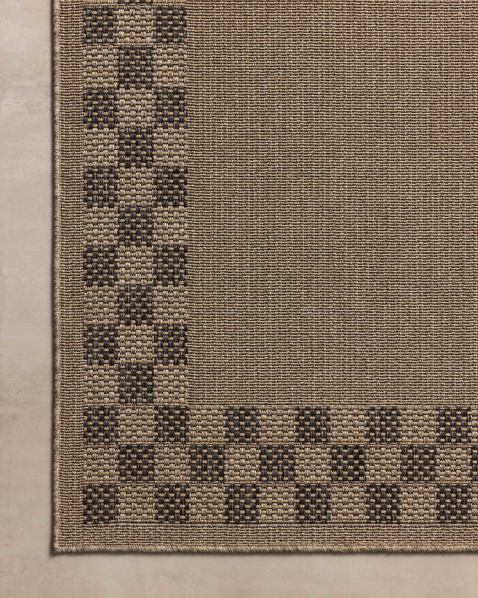 Providence Natural / Charcoal shown from a different angle to reveal its pattern.