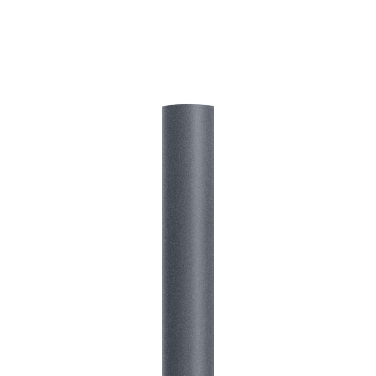 Close-up of the Exterior Accessory Exterior Post 3" x 84" showing the lantern frame and glass panel detail.