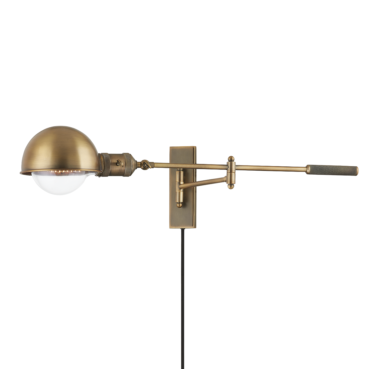 Cannon Plug-In Sconce — a Troy plug-in sconce for bedrooms, living rooms, and reading nooks at Laurie Yapp Home.
