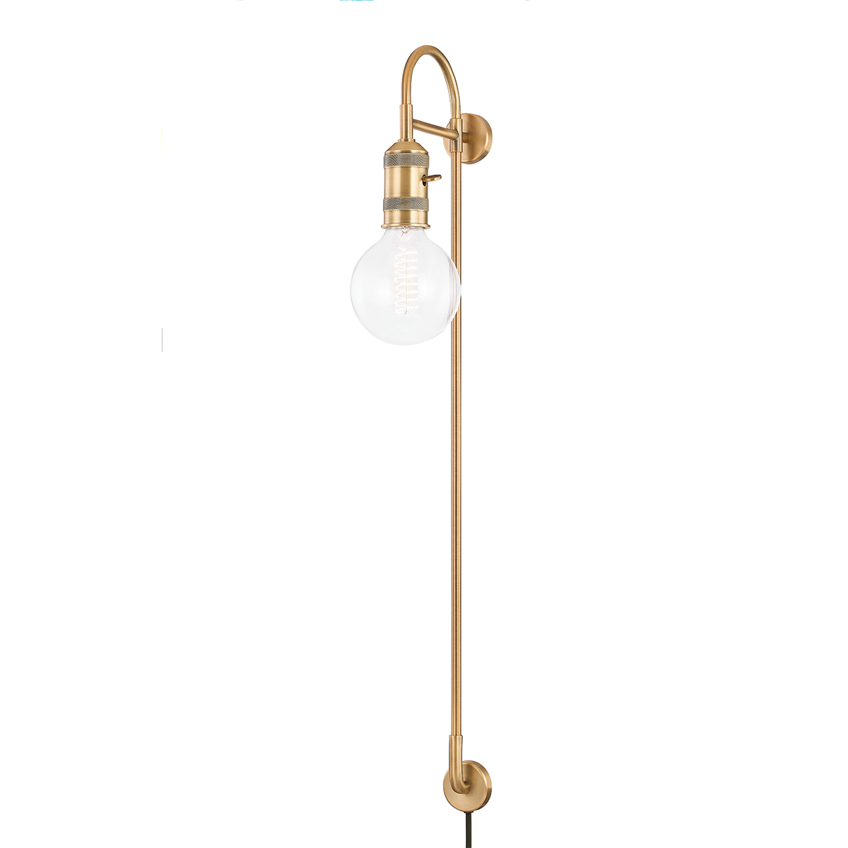 Dean Plug-In Sconce — a Troy plug-in sconce for bedrooms, living rooms, and reading nooks at Laurie Yapp Home.