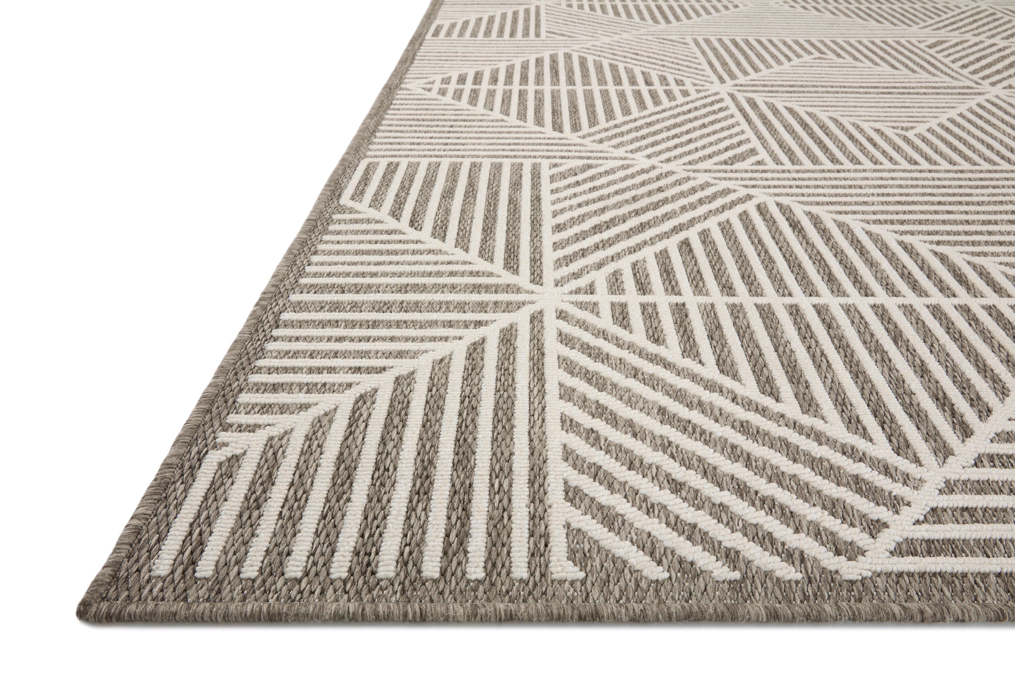 Rainier Natural / Ivory (Pattern 1) shown from a different angle to reveal its pattern.