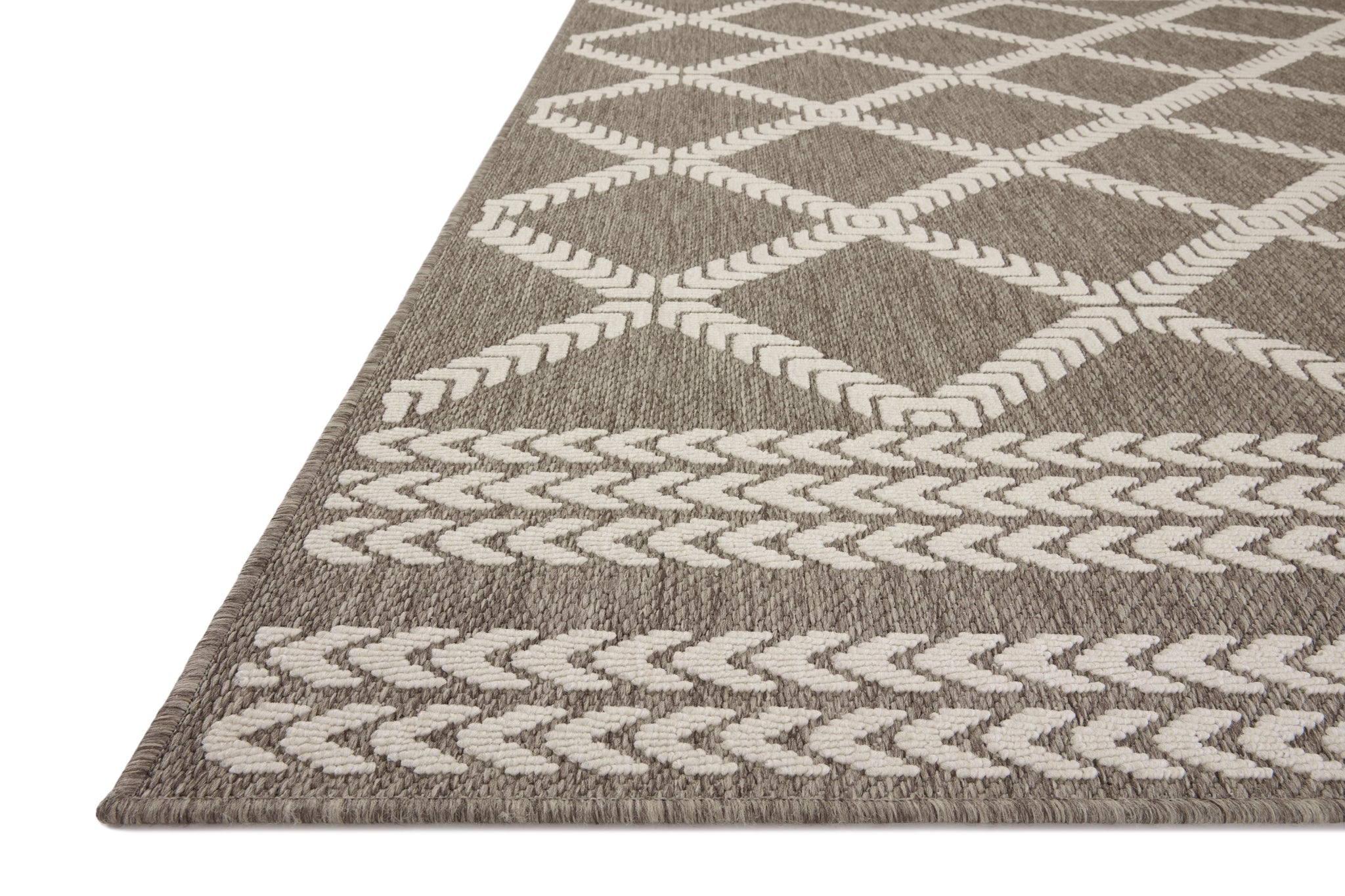 Rainier Natural / Ivory (Pattern 2) shown from a different angle to reveal its pattern.