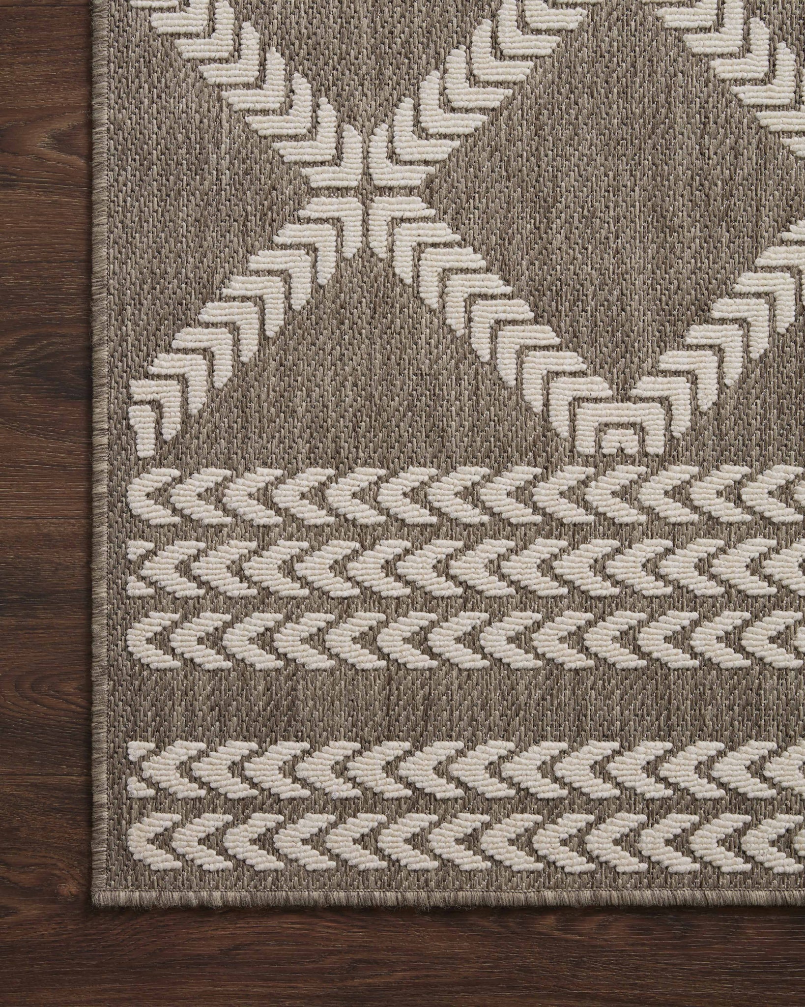 Rainier Natural / Ivory (Pattern 2) shown from a different angle to reveal its pattern.