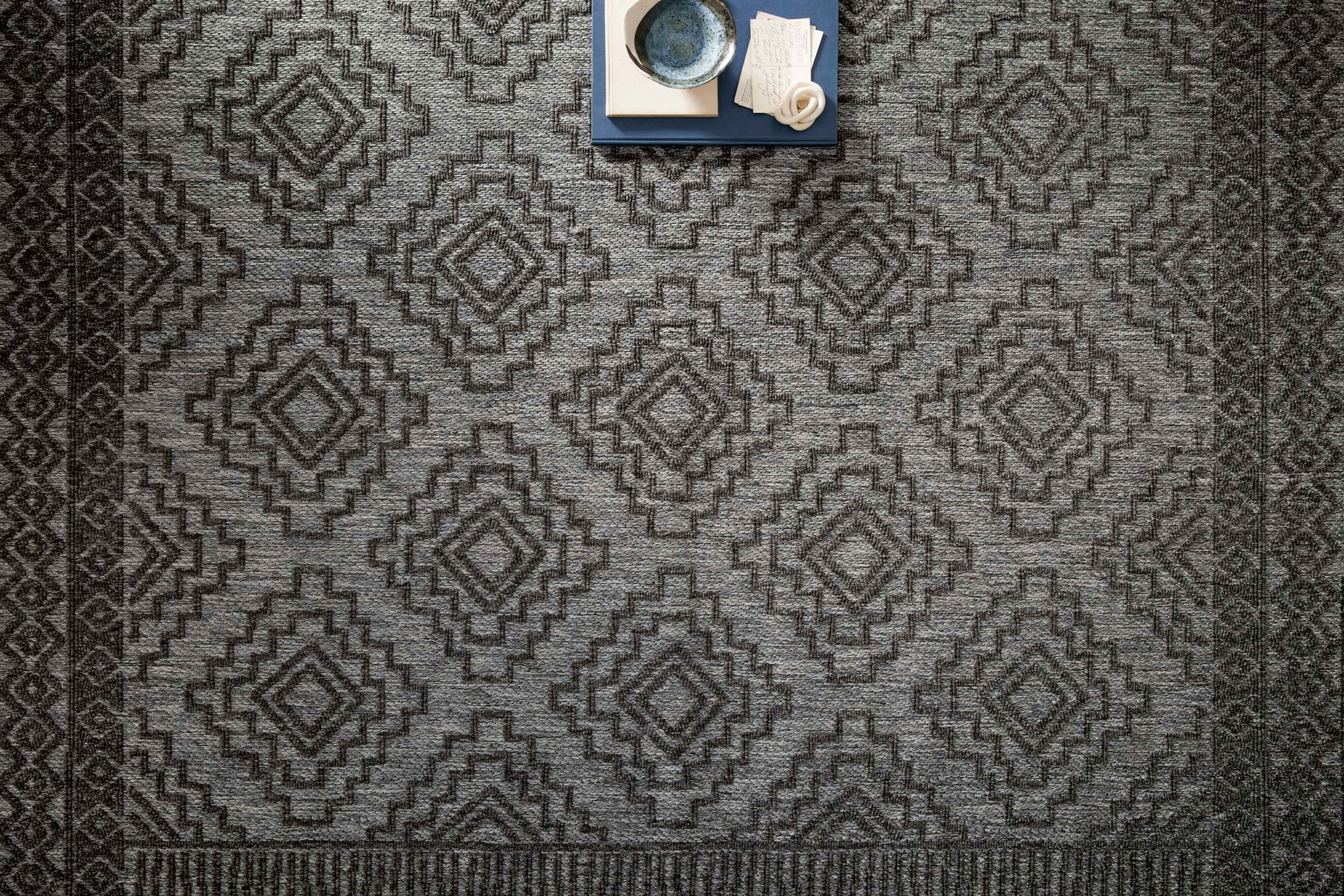 Rainier Grey / Charcoal shown from a different angle to reveal its pattern.