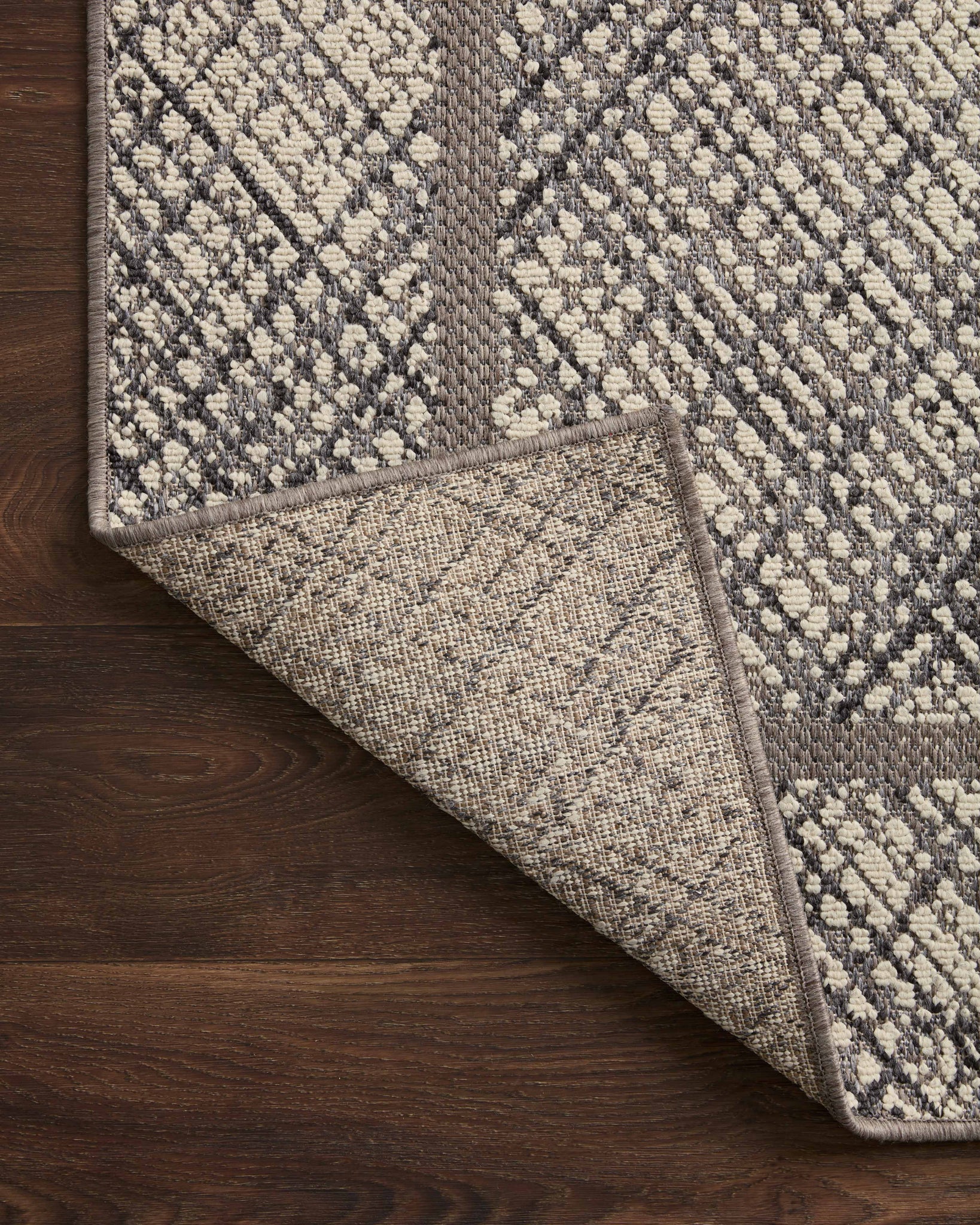 Rainier Ivory / Charcoal shown from another angle.