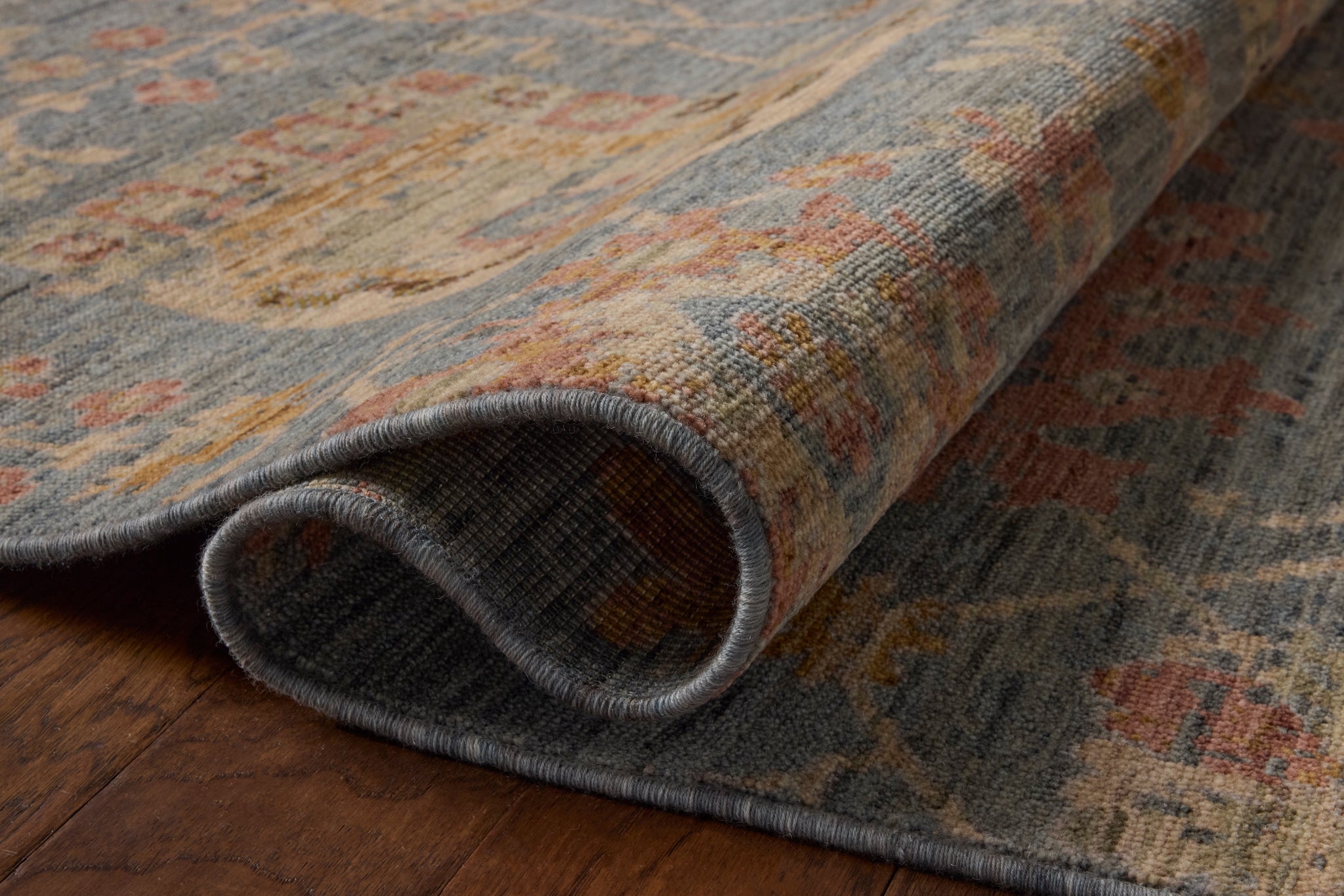 Reign Denim / Multi shown from a different angle to reveal its pattern.