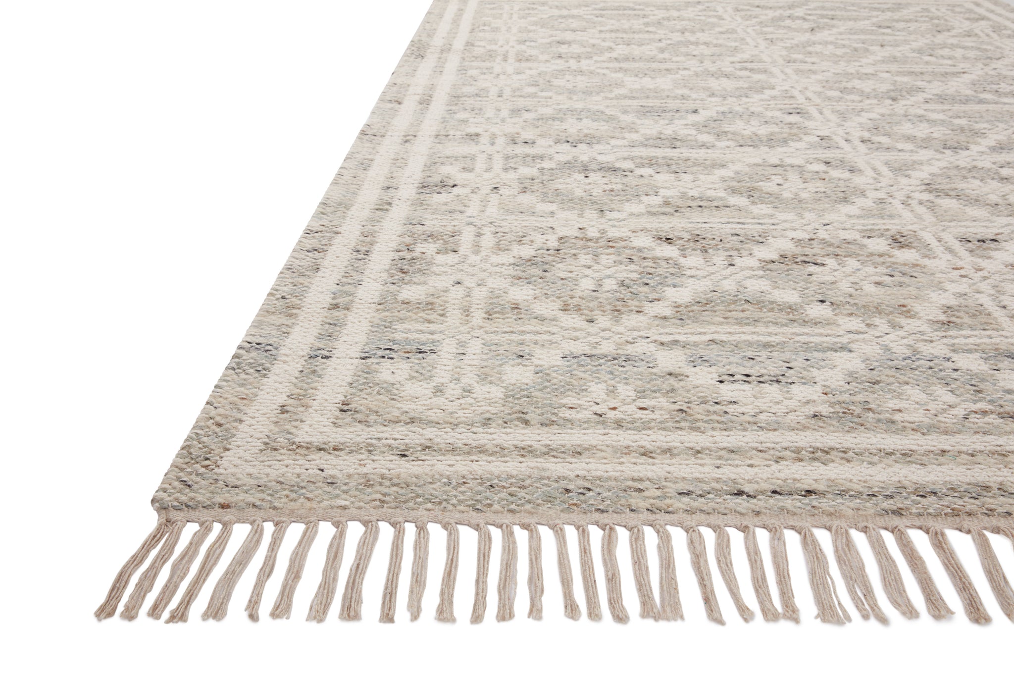 Rivers Lagoon / Ivory shown from a different angle to reveal its pattern.