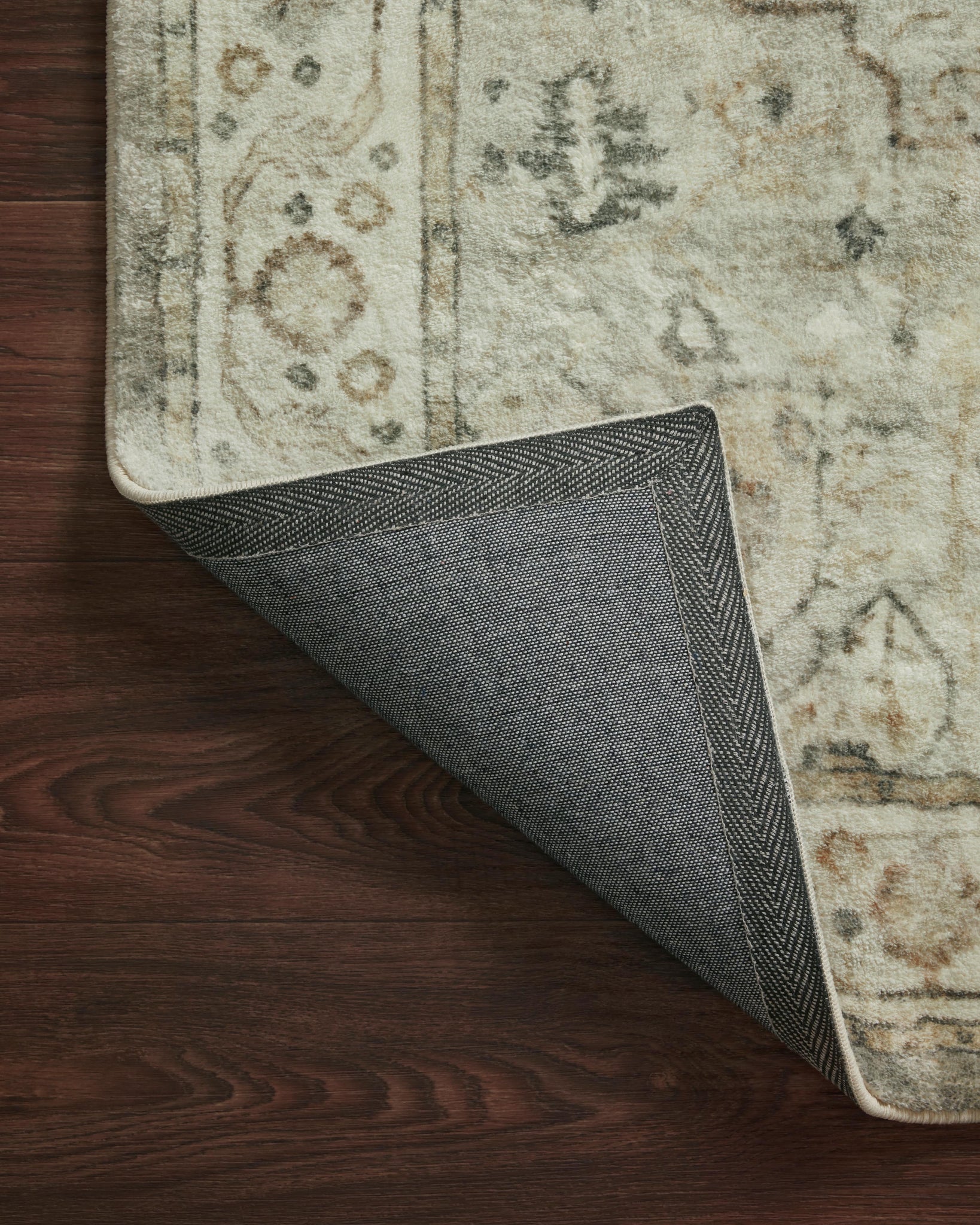Rosette Sage / Beige shown from another angle.