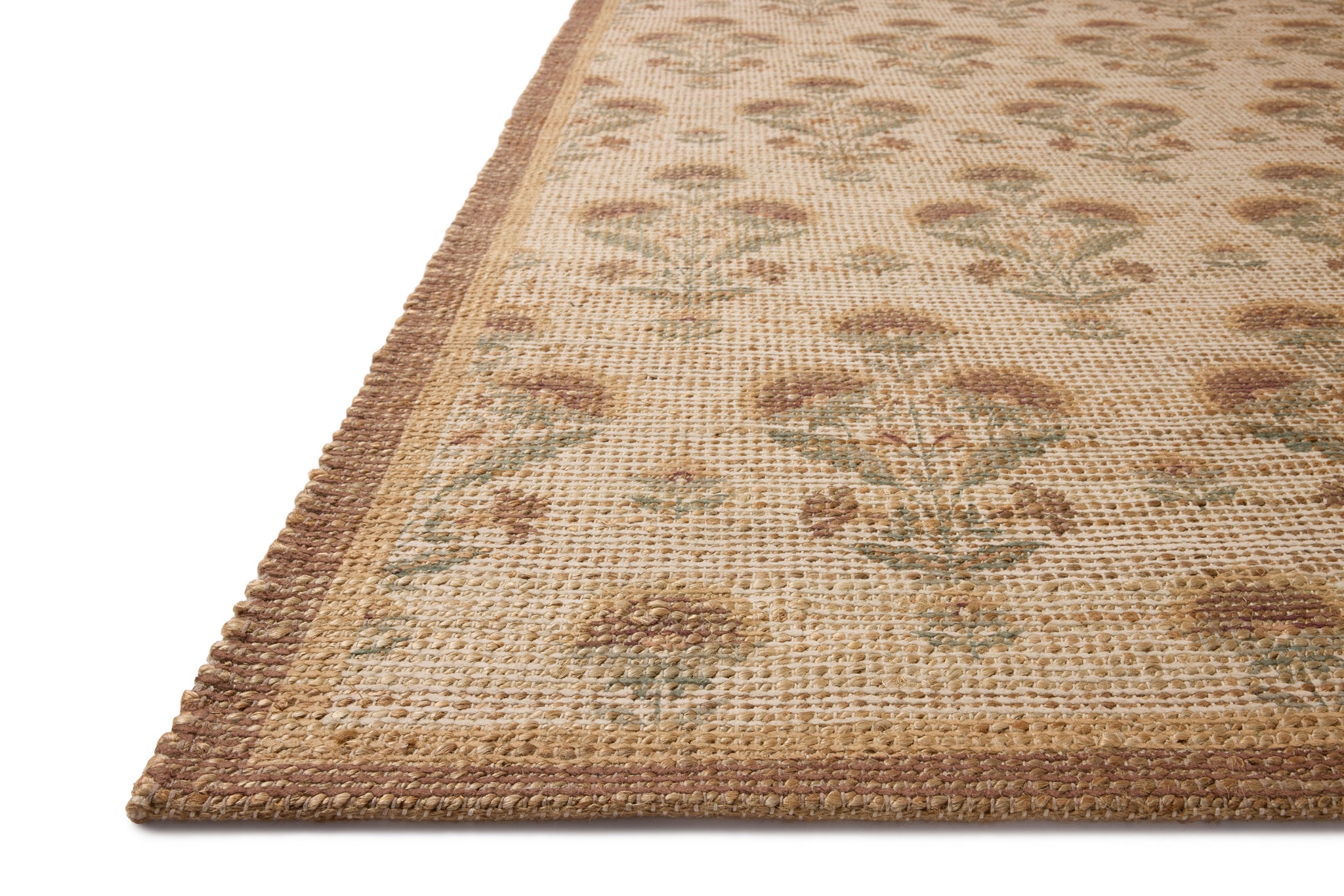 Rue Wheat / Sage shown from a different angle to reveal its pattern.