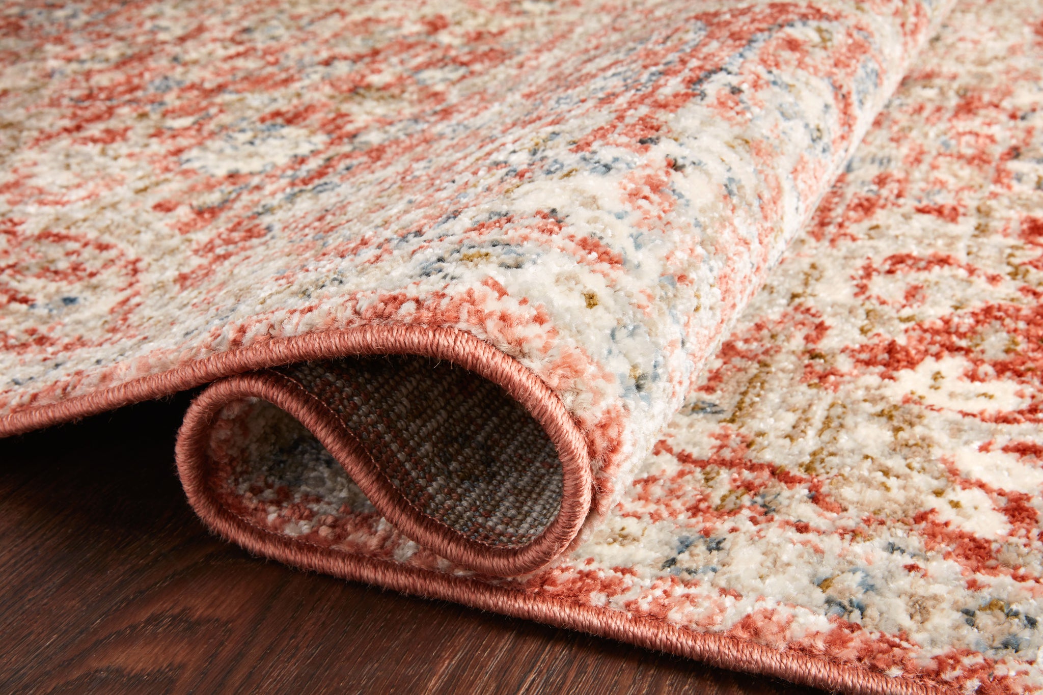 Saban Rust / Beige shown from a different angle to reveal its pattern.