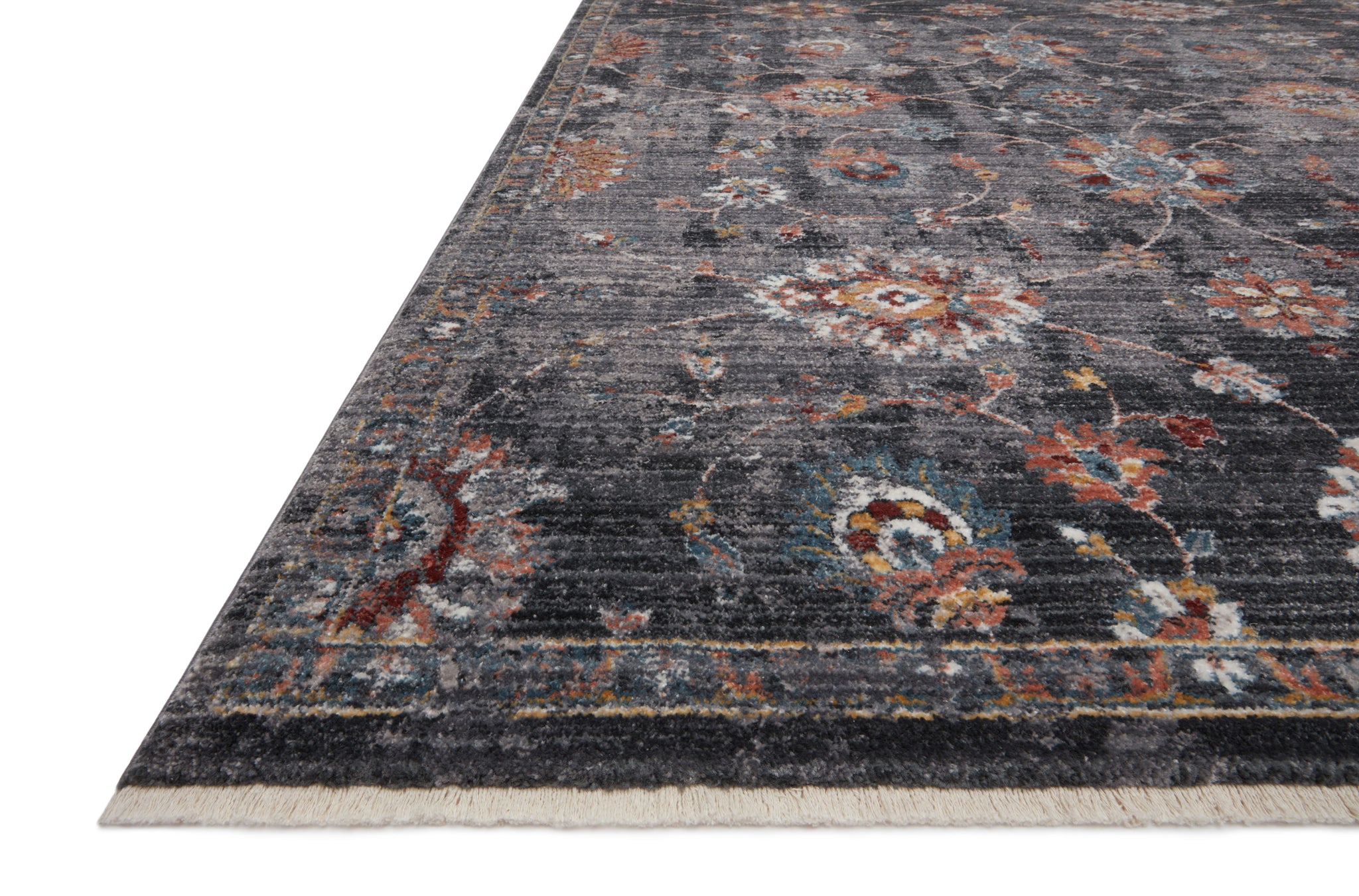 Samra Charcoal / Multi shown from a different angle to reveal its pattern.