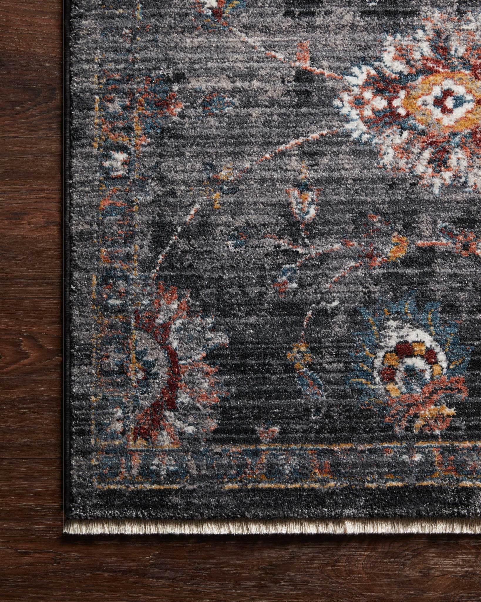 Samra Charcoal / Multi shown from a different angle to reveal its pattern.