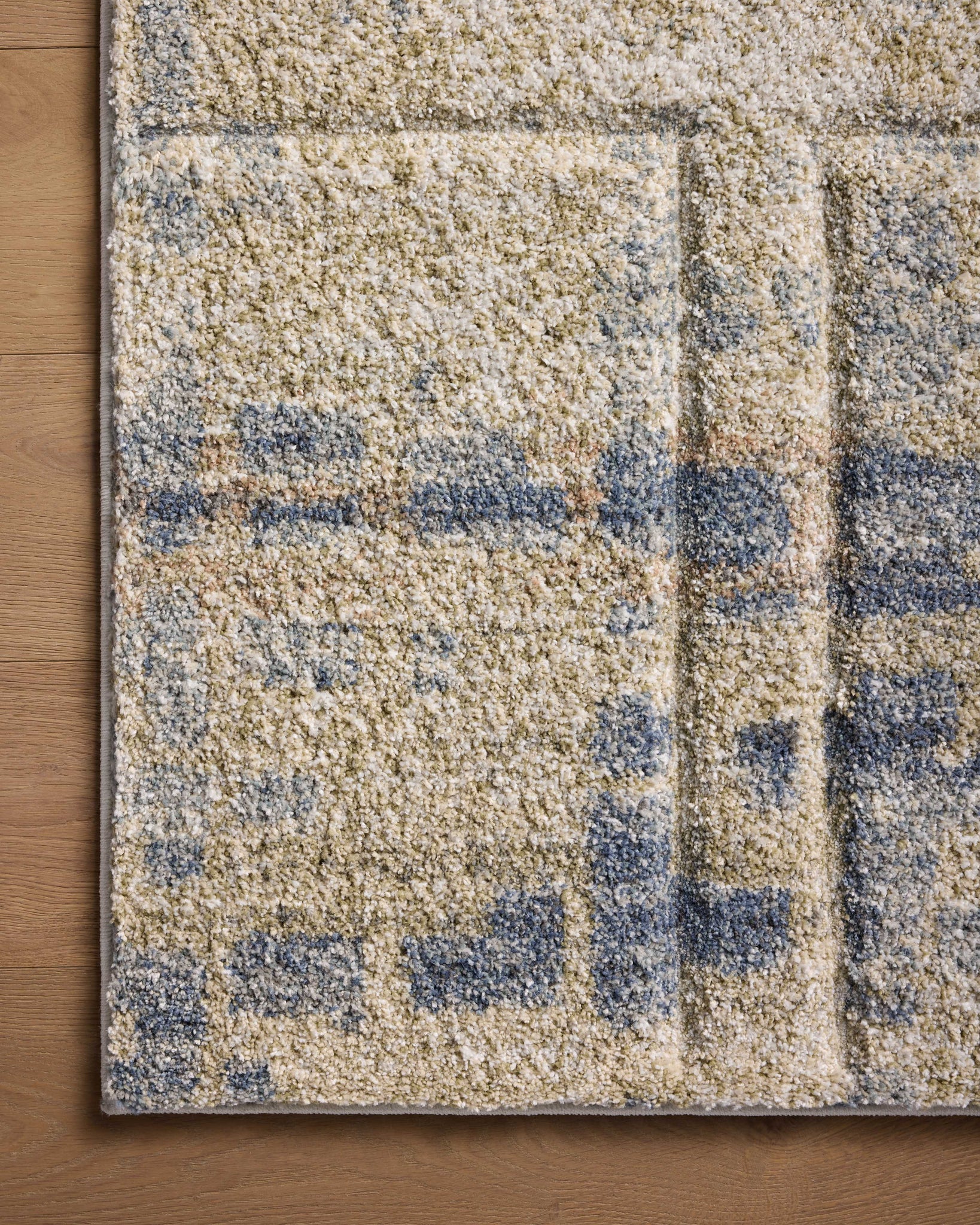 Silas Blue / Multi shown from a different angle to reveal its pattern.