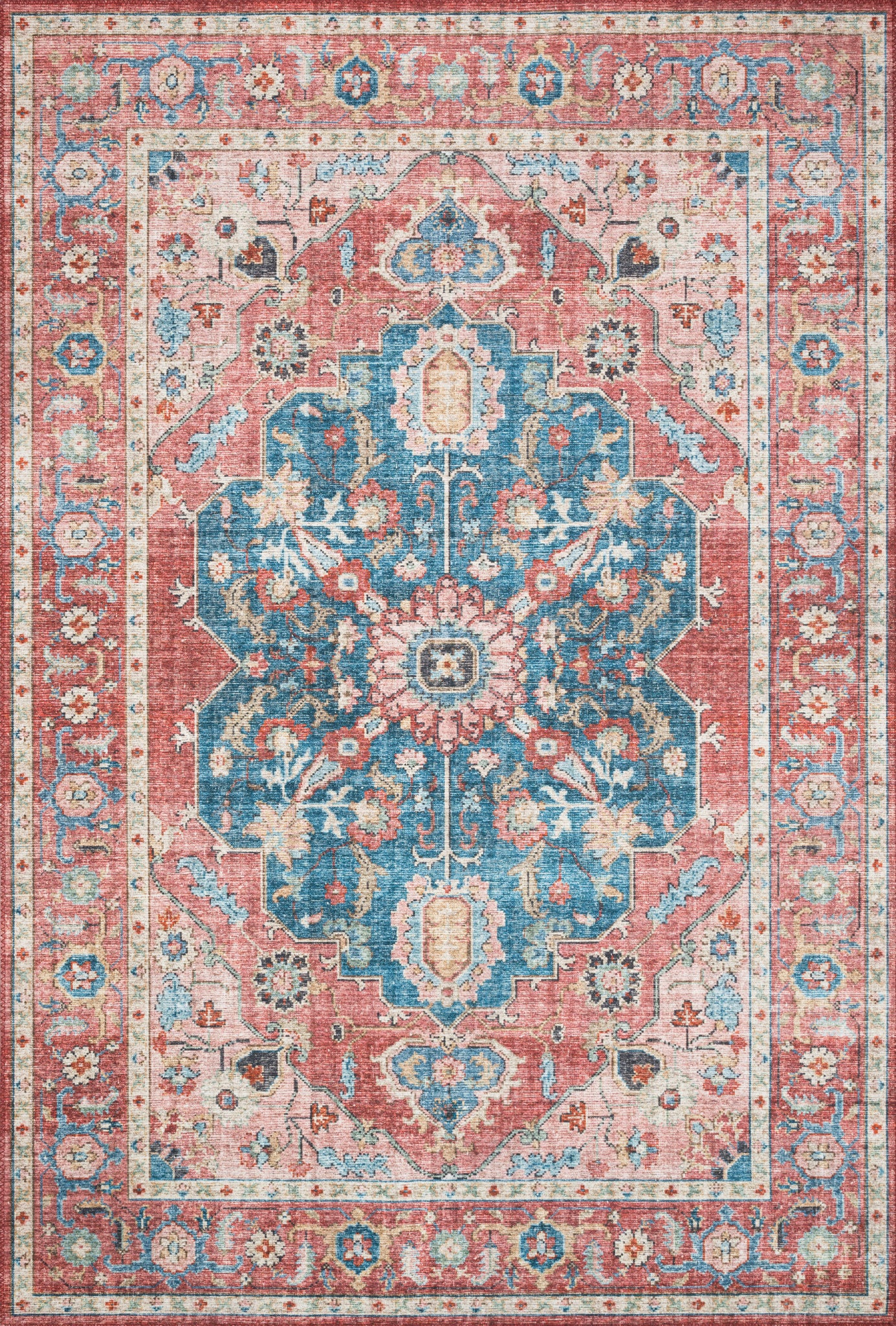 Skye Brick / Ocean — a Loloi rug at Laurie Yapp Home.