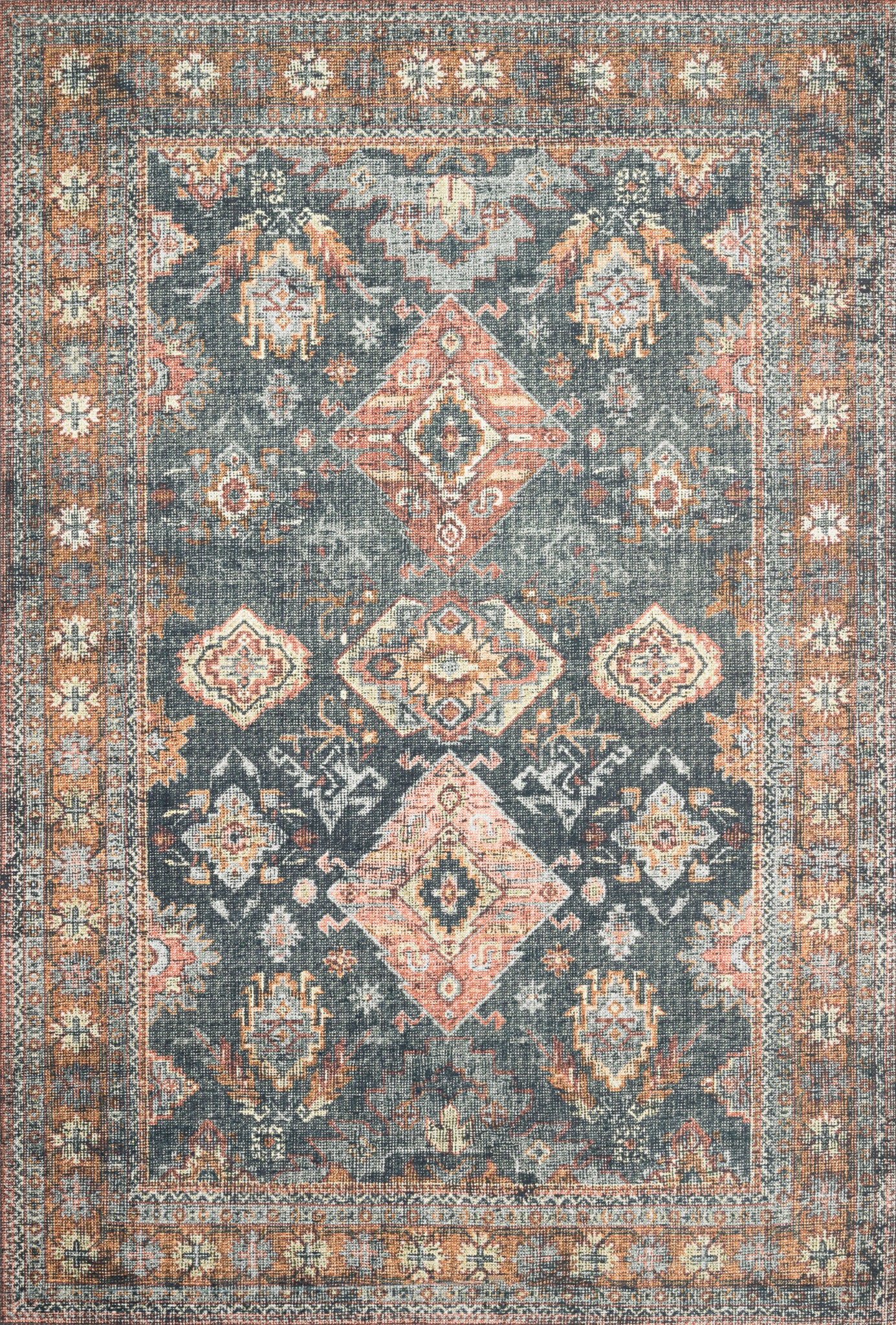 Skye Sea / Rust — a Loloi rug at Laurie Yapp Home.