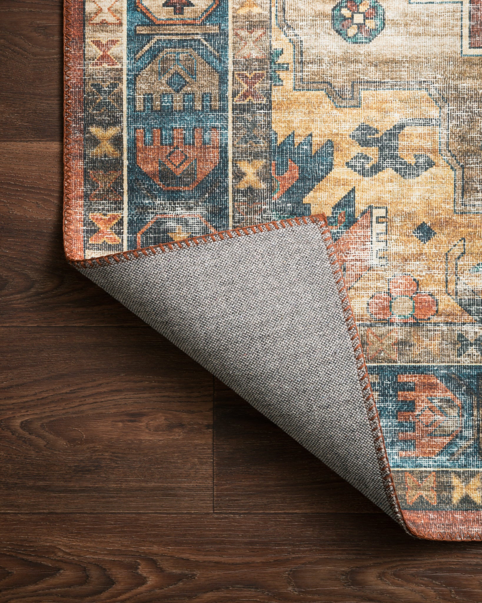 Skye Rust / Blue shown from another angle.