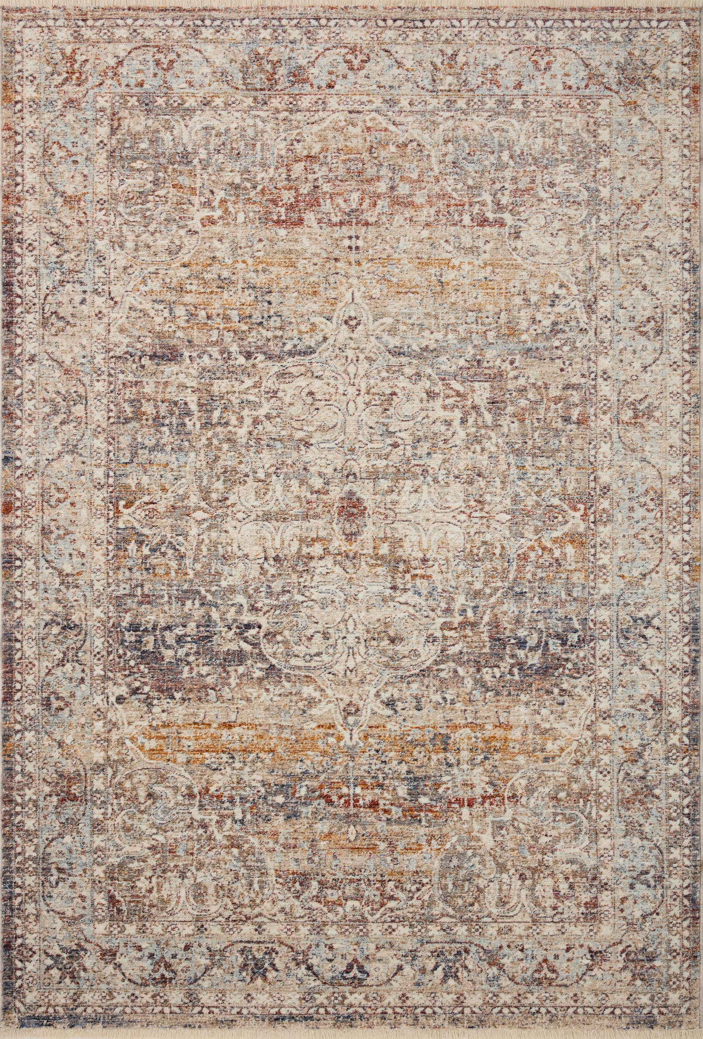 Sorrento Natural / Multi — a Loloi rug at Laurie Yapp Home.