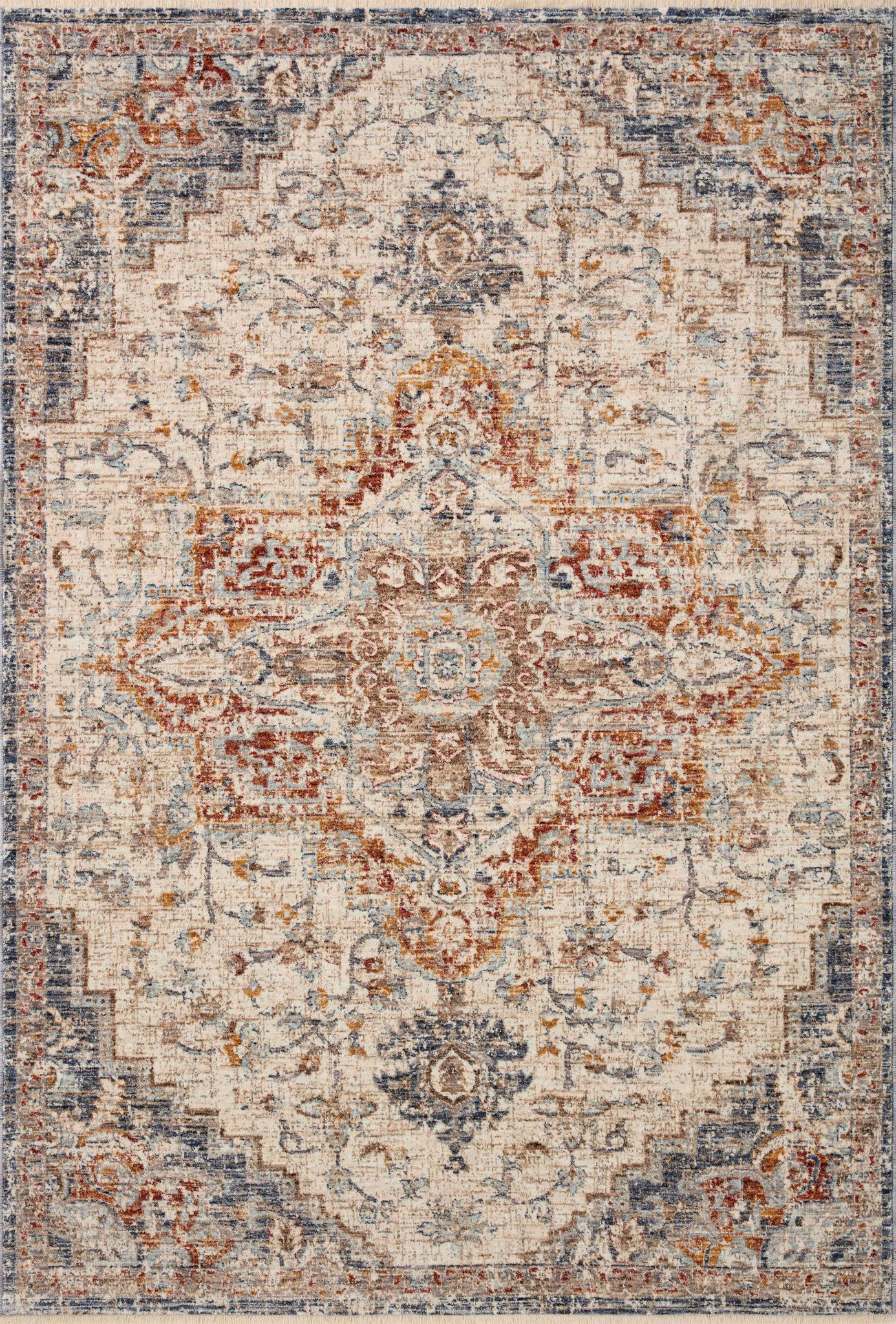 Sorrento Ivory / Fiesta — a Loloi rug at Laurie Yapp Home.