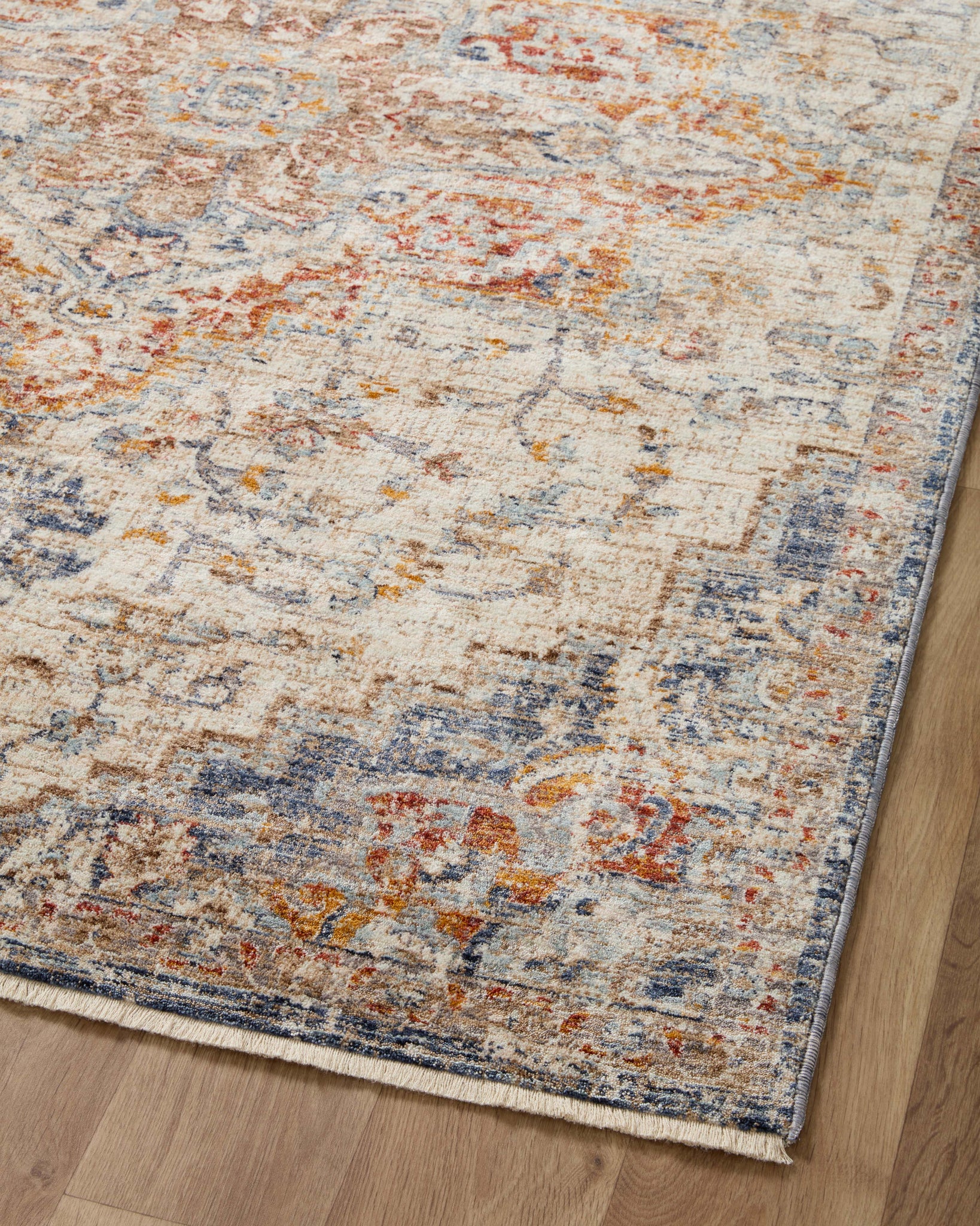Sorrento Ivory / Fiesta shown from a different angle to reveal its pattern.