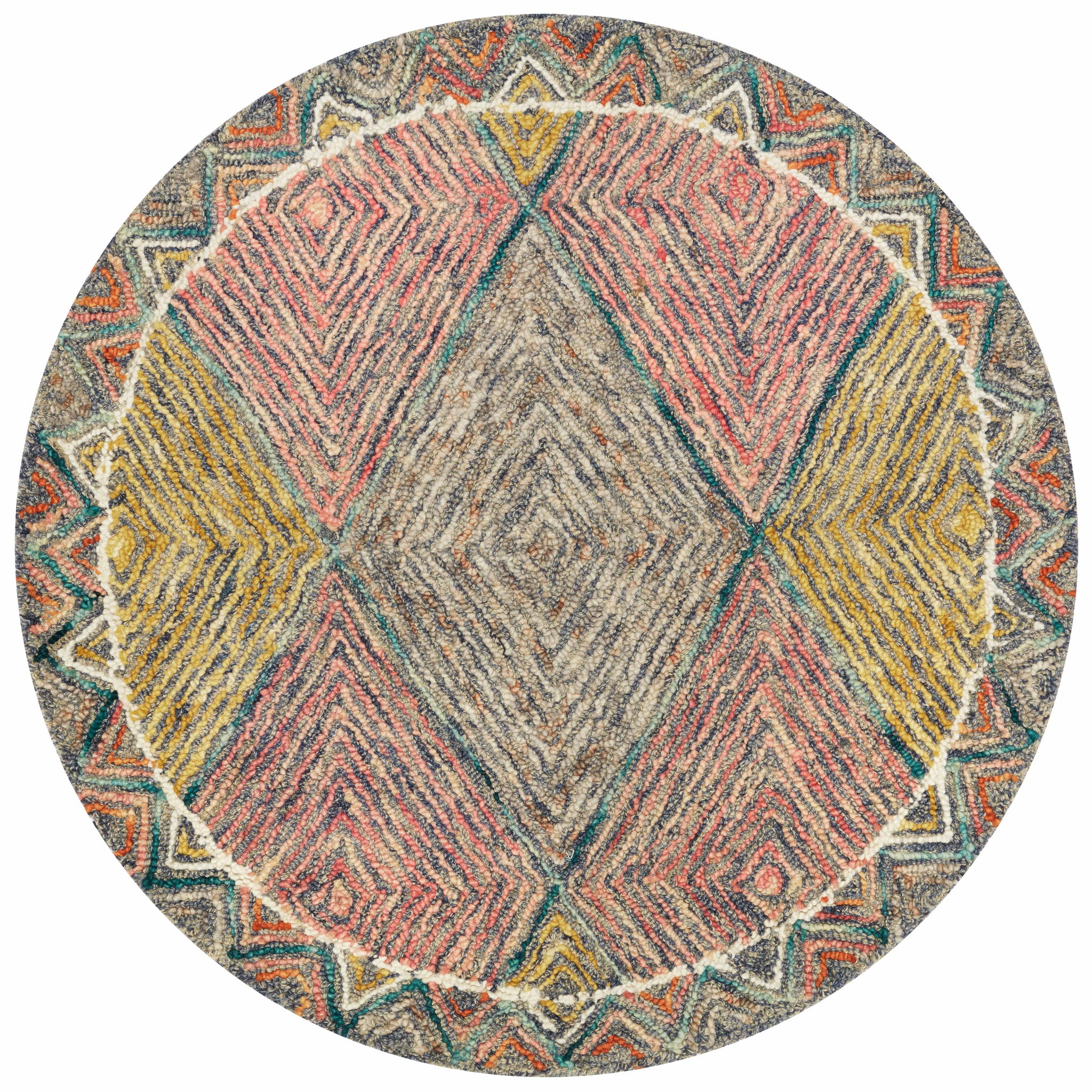 Spectrum Turquoise / Fiesta shown from a different angle to reveal its pattern.