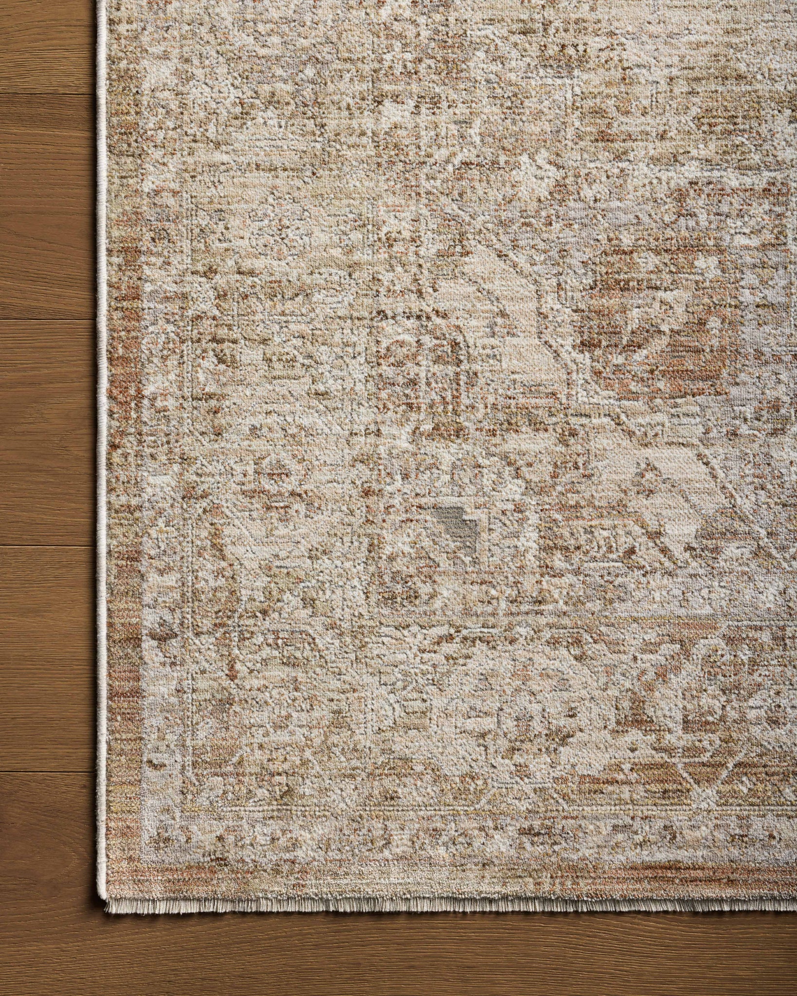 Tabitha Natural / Clay shown from a different angle to reveal its pattern.