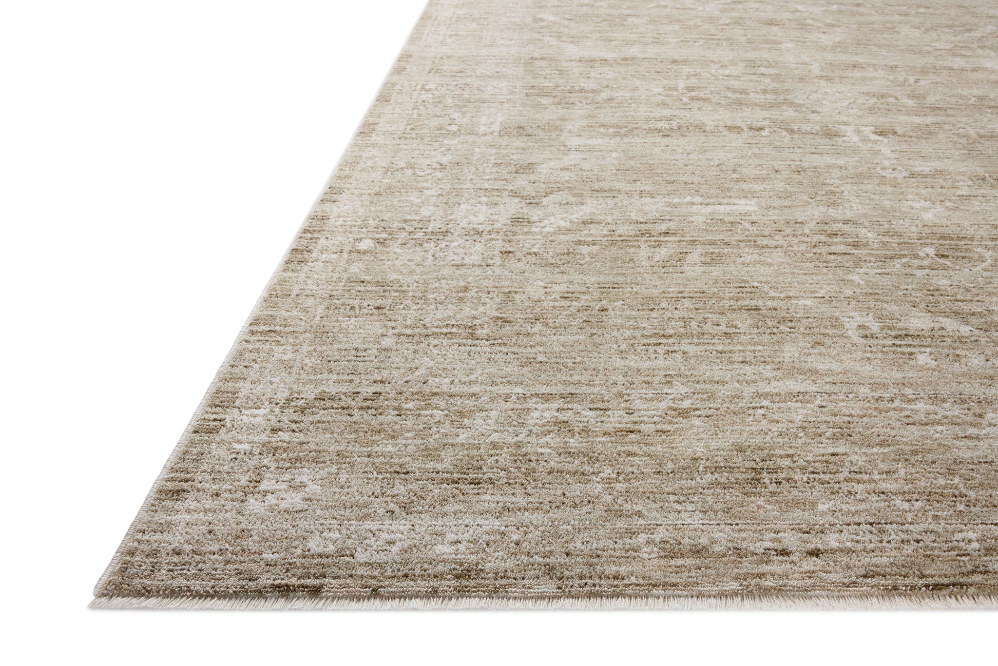 Tabitha Sage / Ivory shown from a different angle to reveal its pattern.