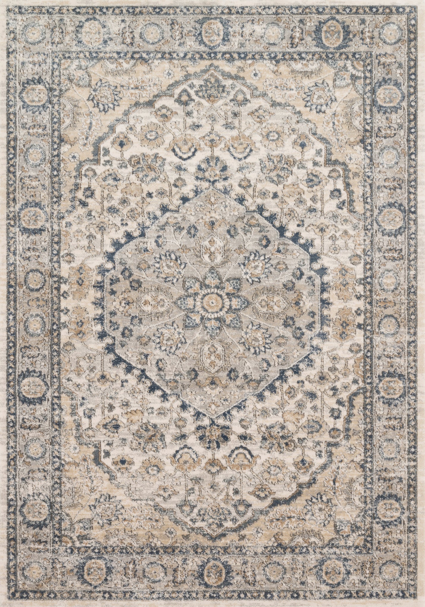 Teagan Natural / Lt. Grey — a Loloi rug at Laurie Yapp Home.