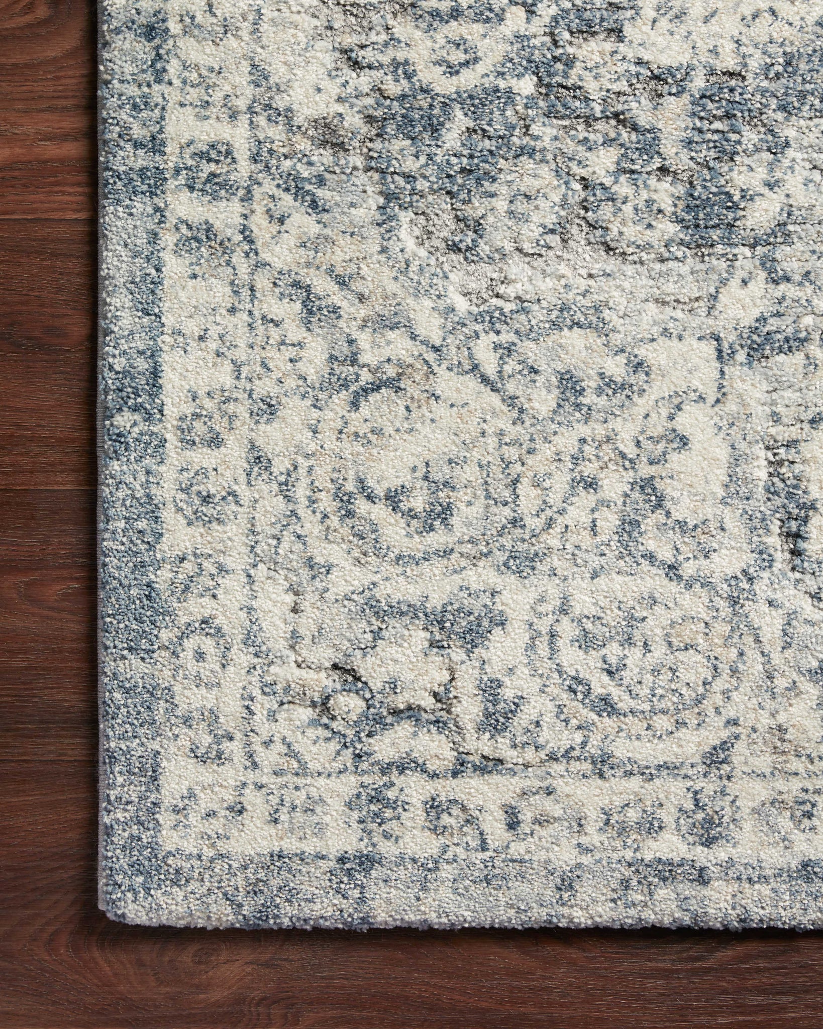 Theory Ivory / Blue shown from a different angle to reveal its pattern.
